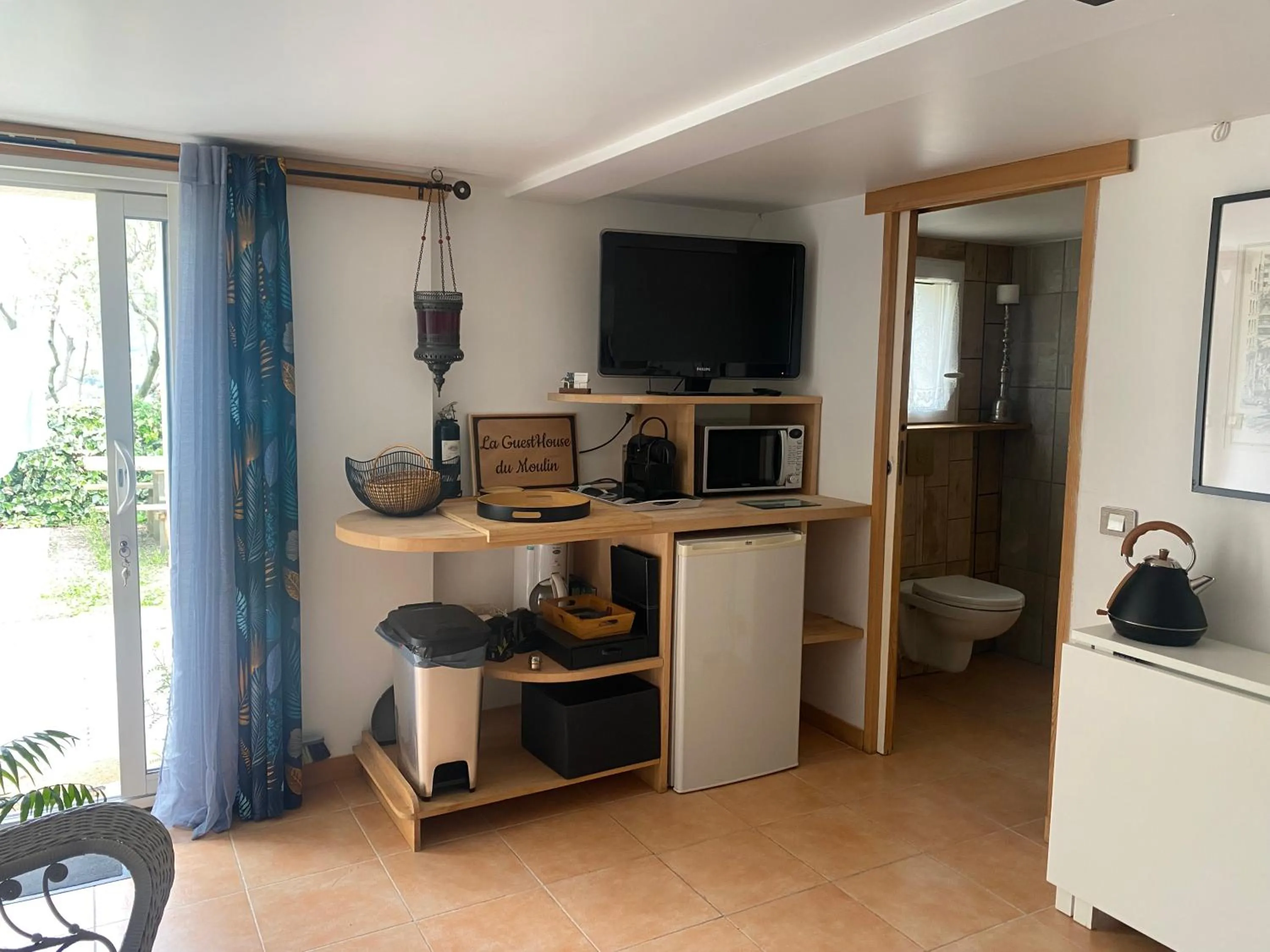 Living room in GuestHouse Du Moulin (logement neuf)