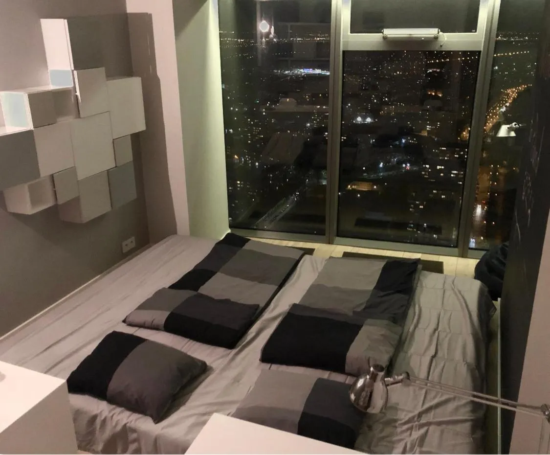 Bed in Vantage Point Apartament Sky Tower