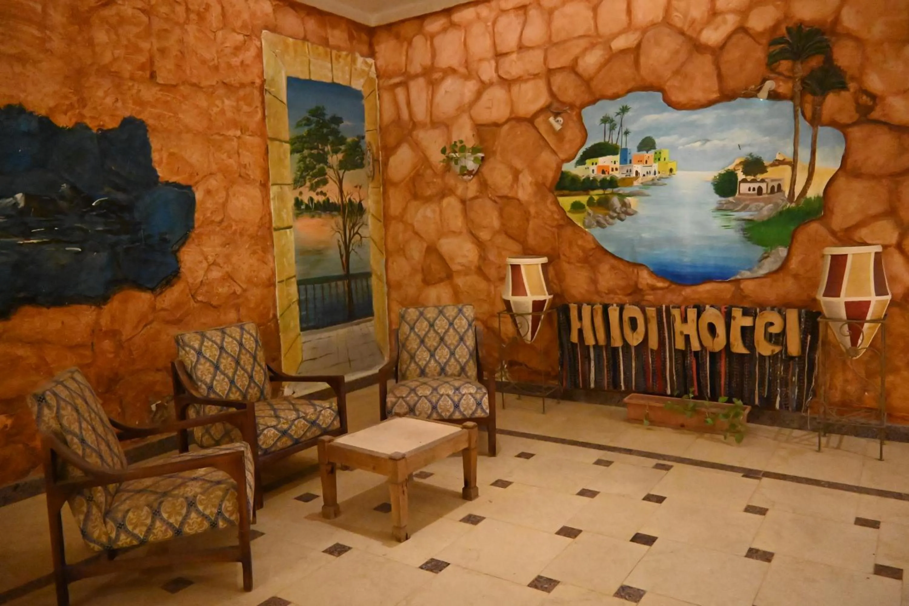 Lobby or reception in Hllol Hotel Abu Simbel