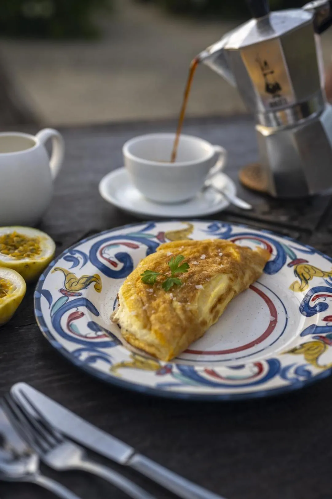 Breakfast in Papaya Villa