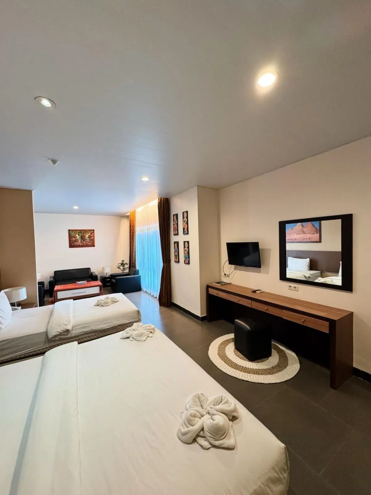 Bed in Hotel Ompu Herti