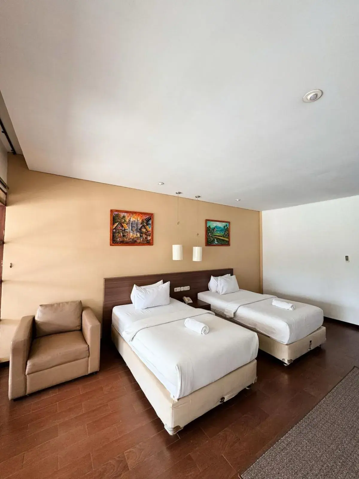 Bed in Hotel Ompu Herti Bed in Hotel Ompu Herti