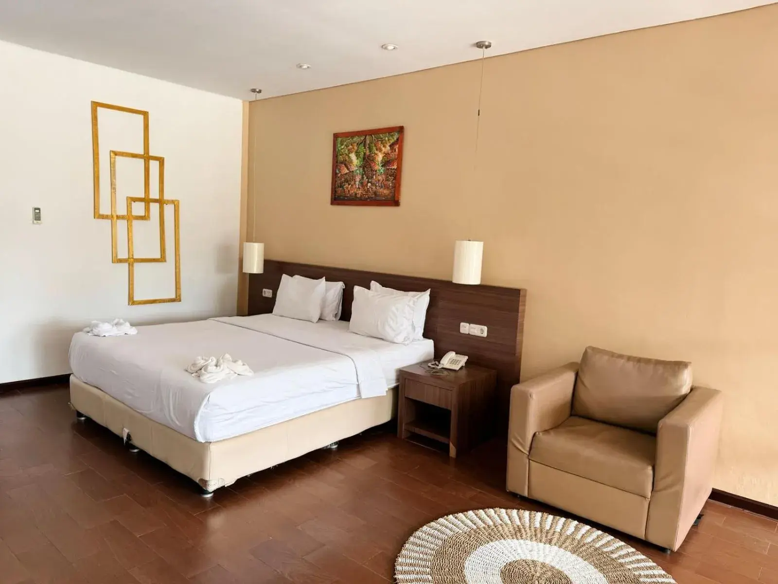 Bed in Hotel Ompu Herti Bed in Hotel Ompu Herti