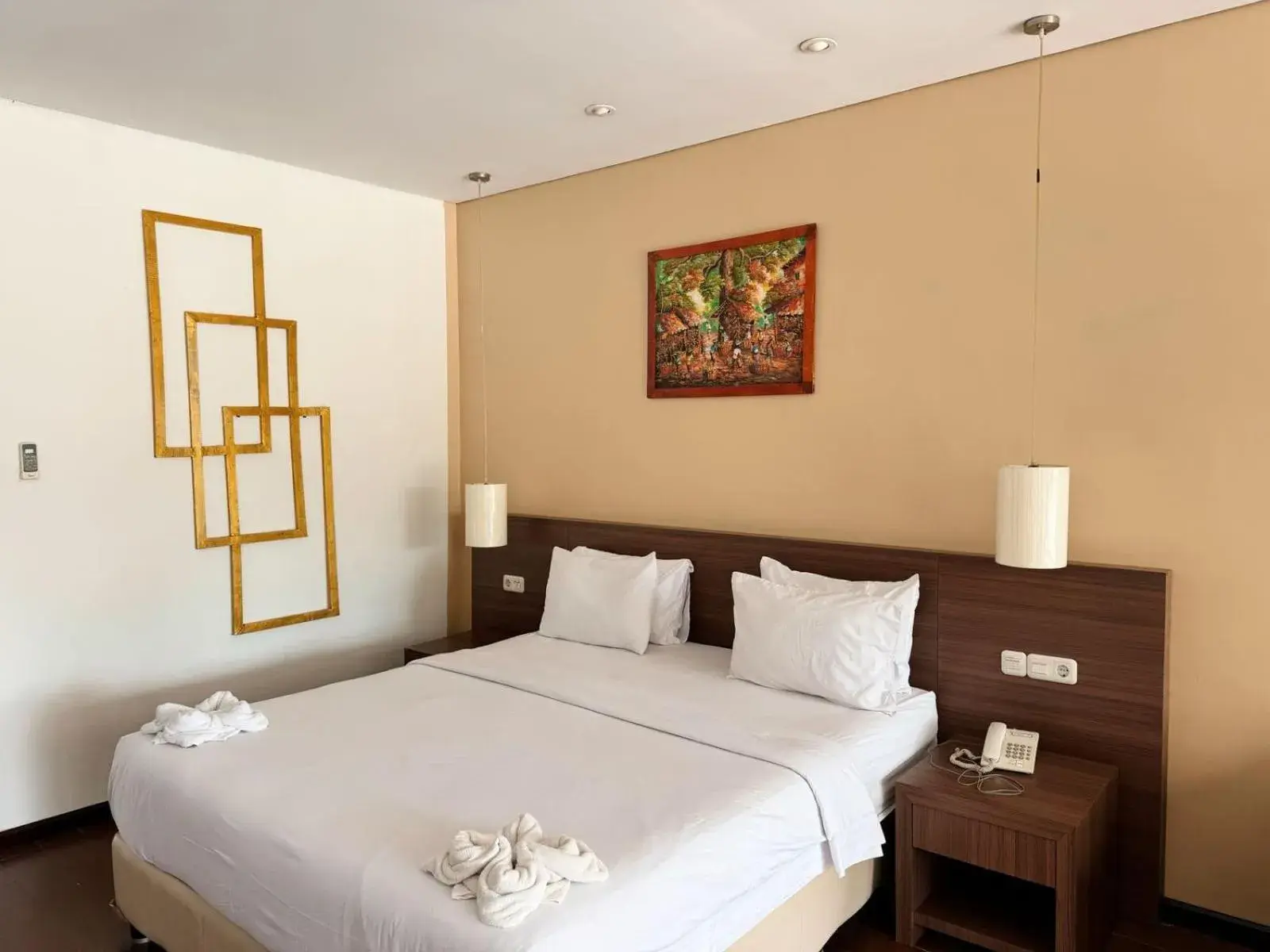 Bed in Hotel Ompu Herti Bed in Hotel Ompu Herti