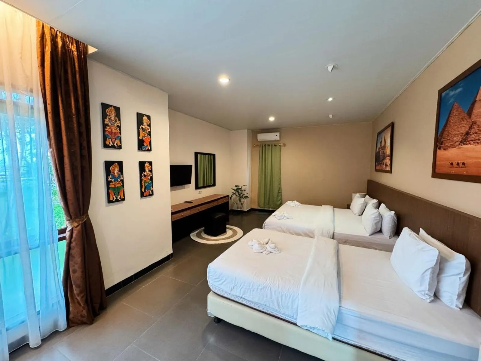 Bed in Hotel Ompu Herti