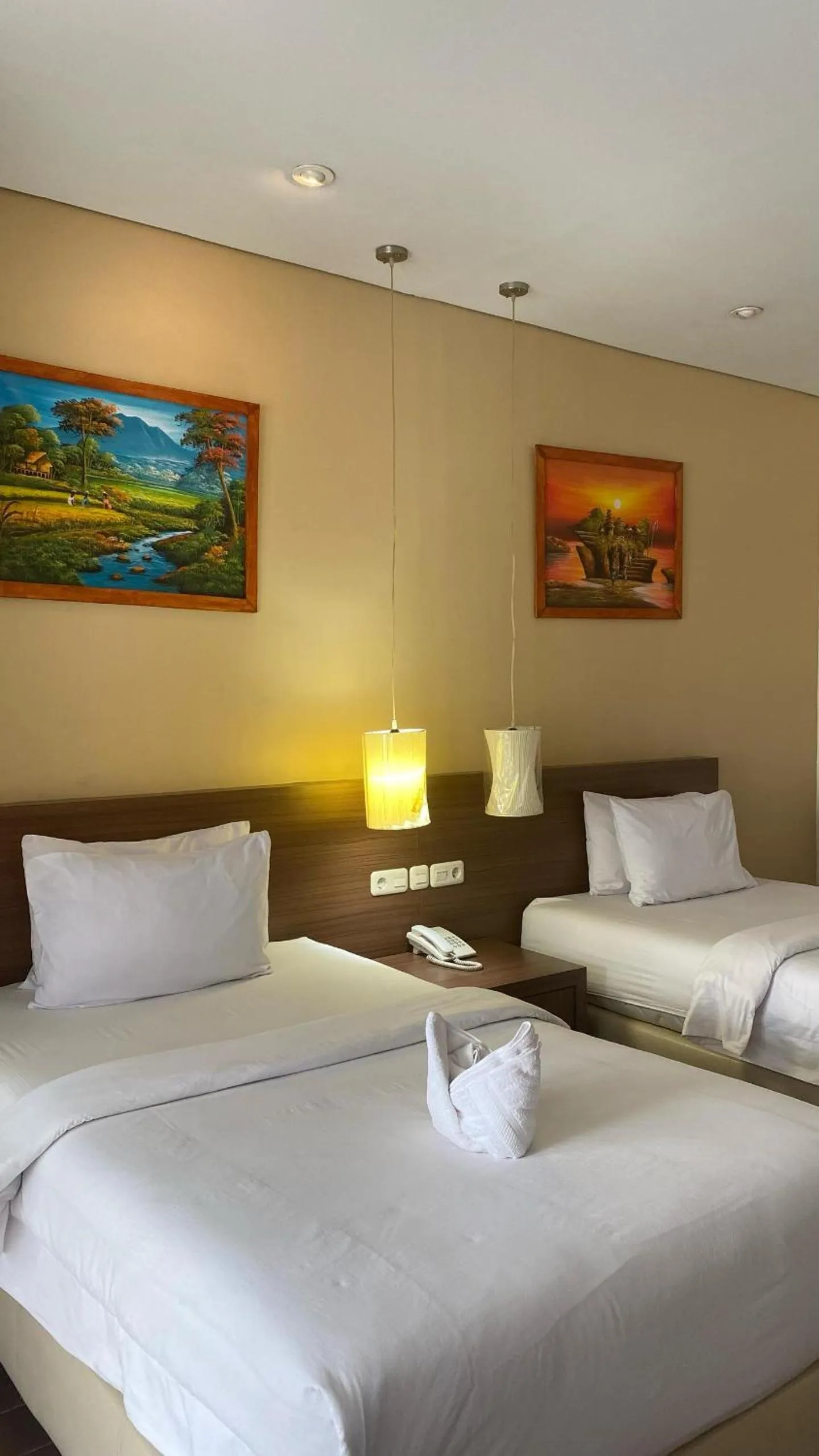 Bed in Hotel Ompu Herti