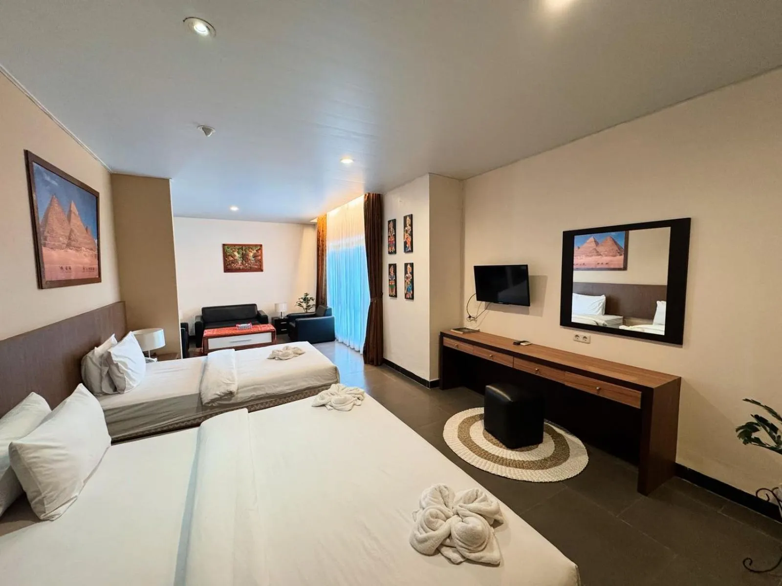 Bed in Hotel Ompu Herti