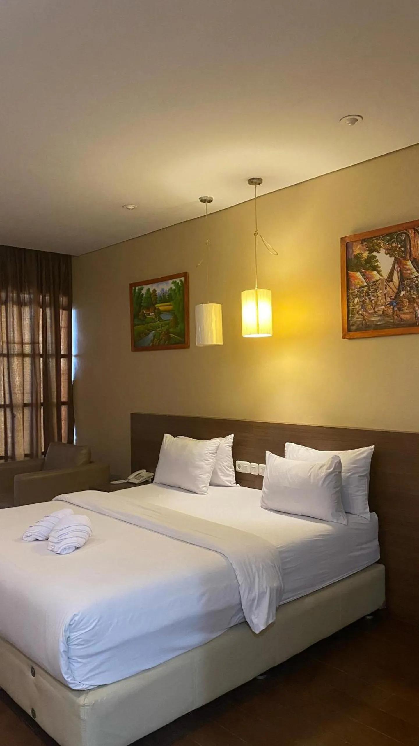 Bed in Hotel Ompu Herti