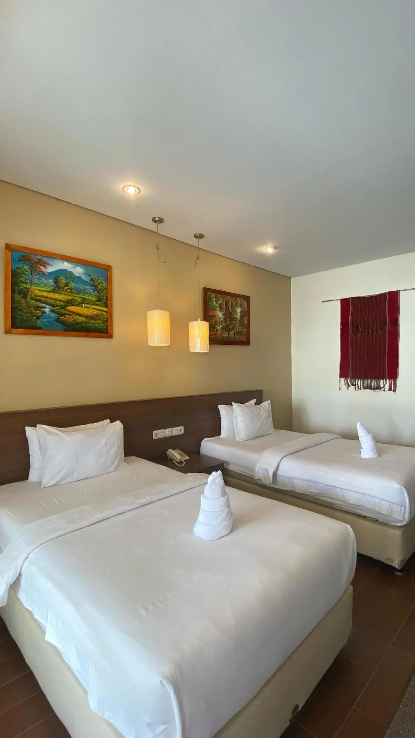 Bed in Hotel Ompu Herti