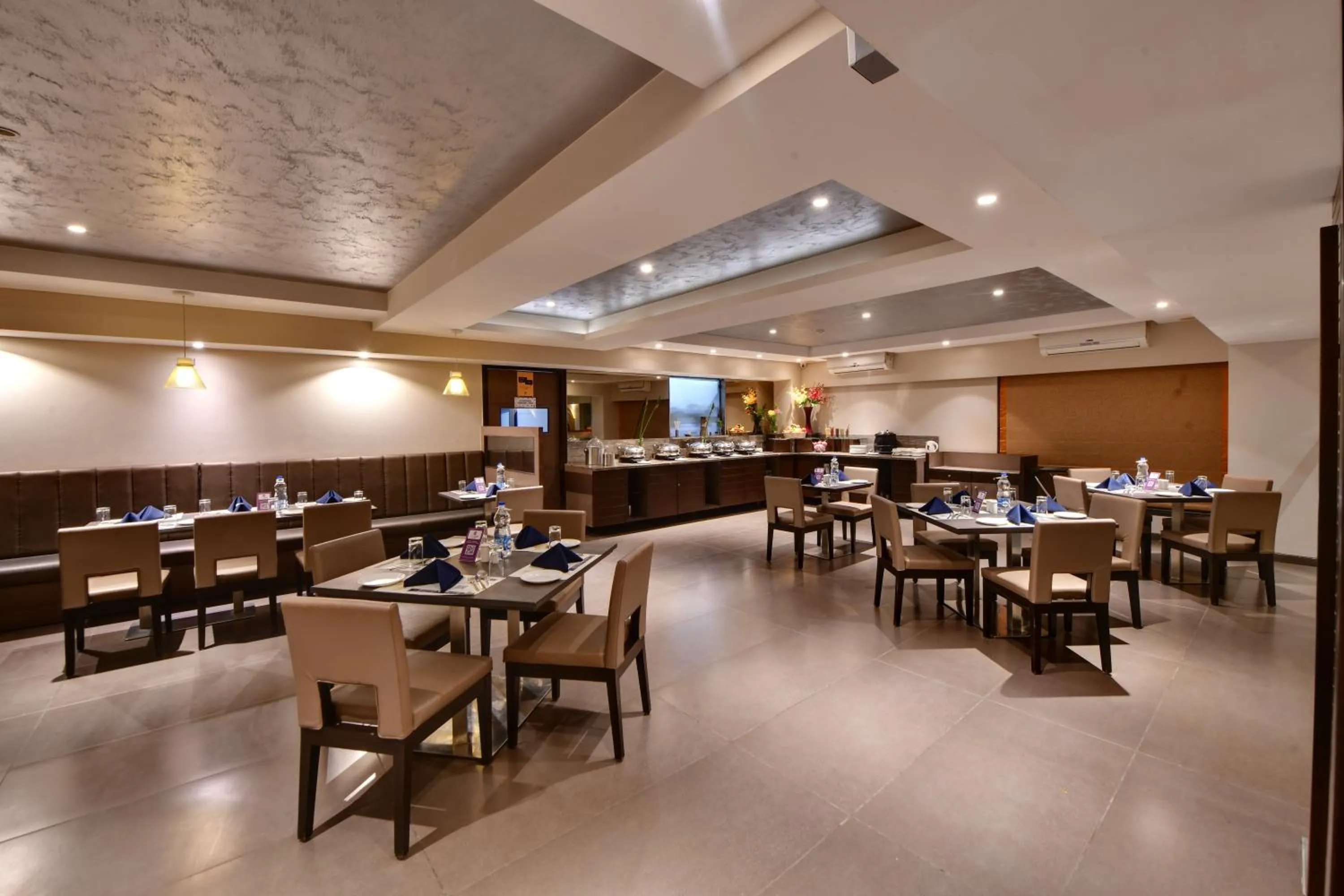 Restaurant/places to eat in Click Hotel Vadodara 4 mins walk for the Railway Station