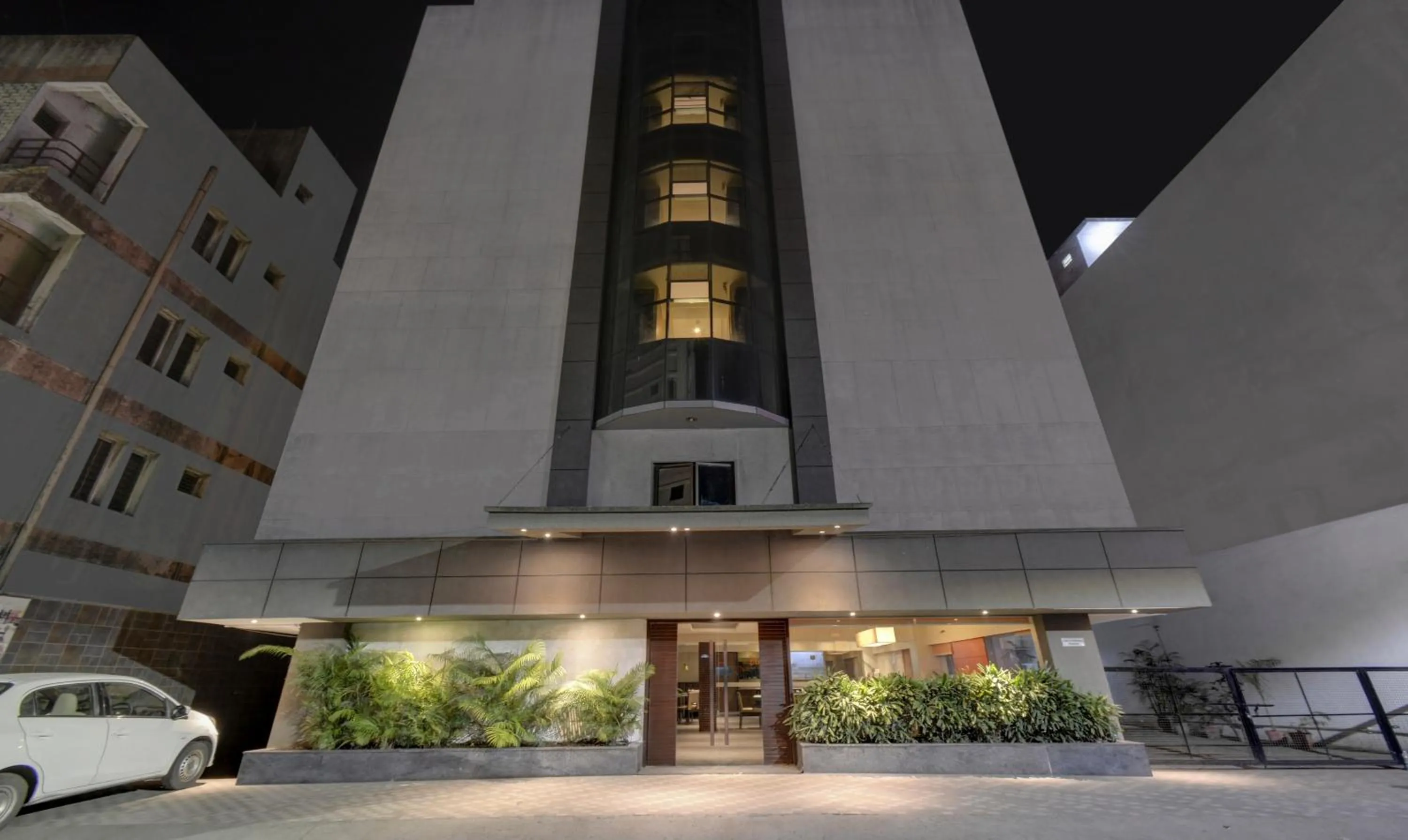 Parking in Click Hotel Vadodara 4 mins walk for the Railway Station