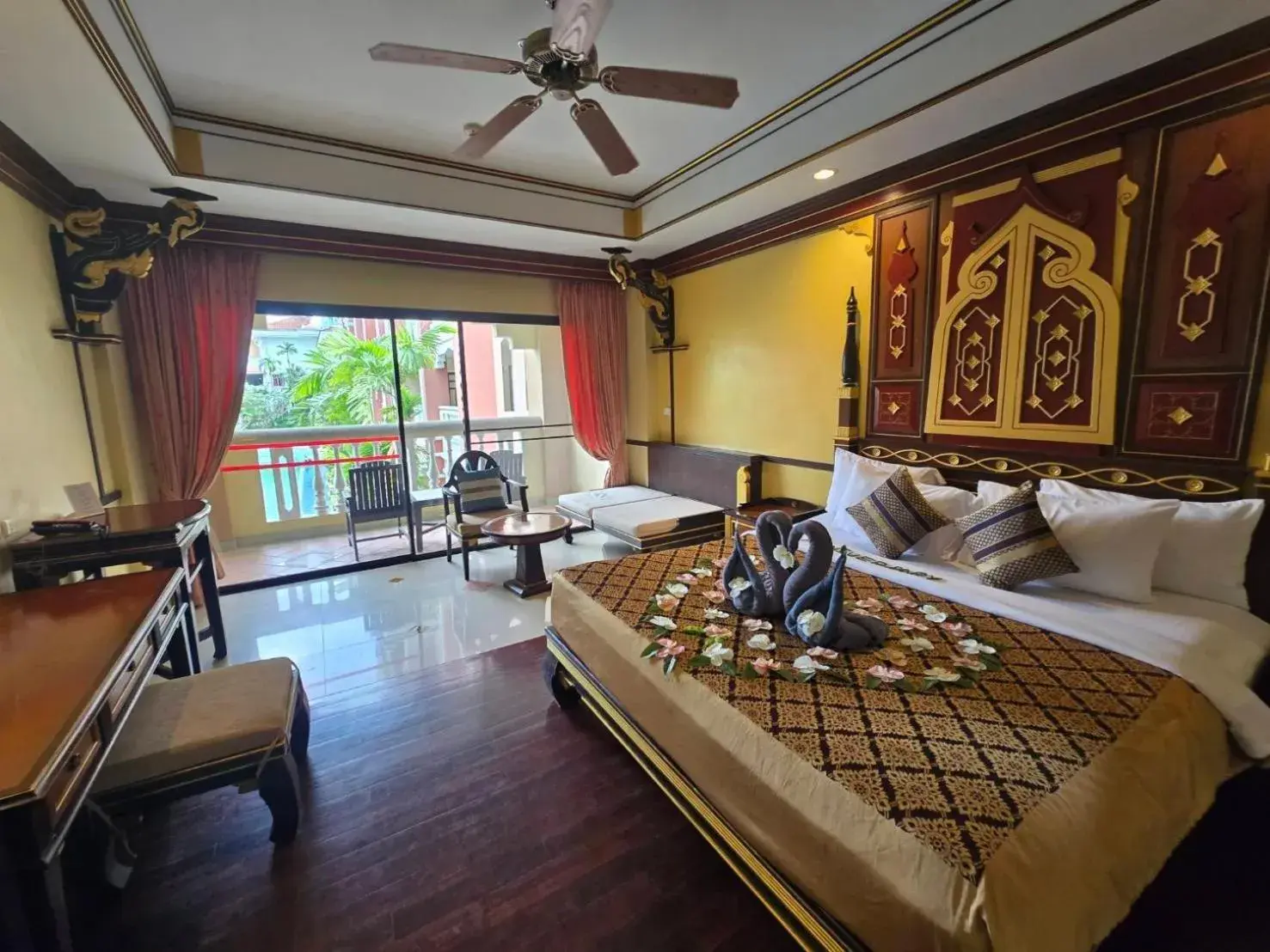 Bed in Ayodhaya Palace Beach Resort - SHA Plus certified Bed in Ayodhaya Palace Beach Resort - SHA Plus certified
