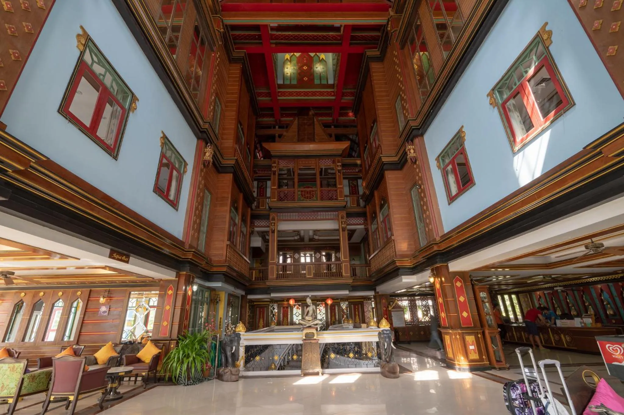 Seating area in Ayodhaya Palace Beach Resort - SHA Plus certified