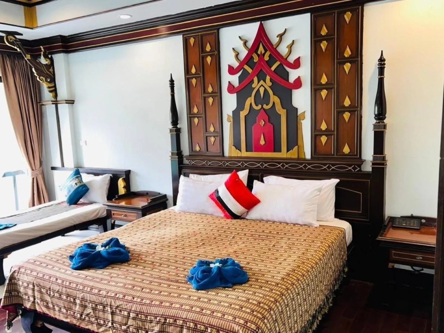 Bedroom, Bed in Ayodhaya Palace Beach Resort - SHA Plus certified