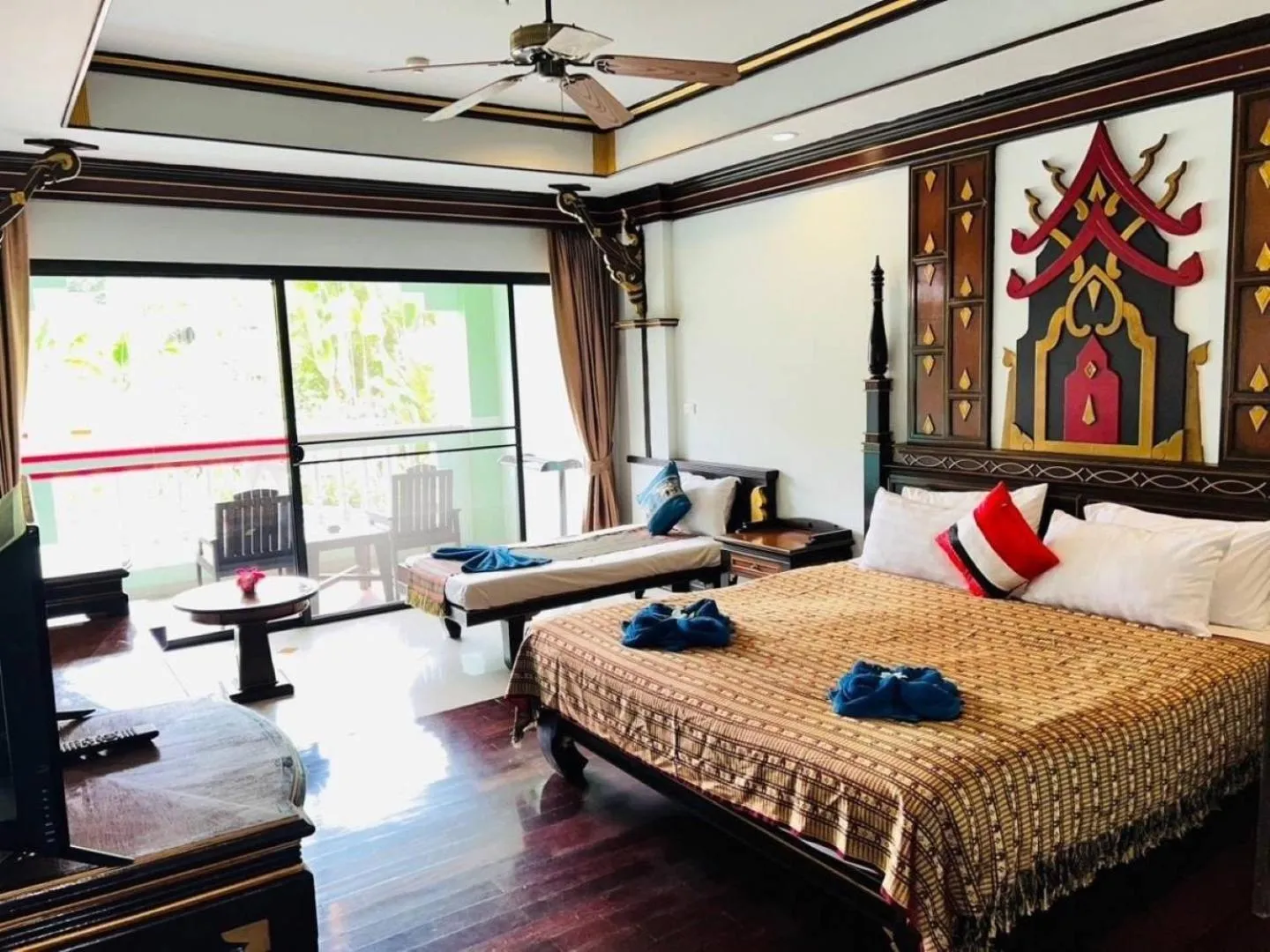 Bed in Ayodhaya Palace Beach Resort - SHA Plus certified