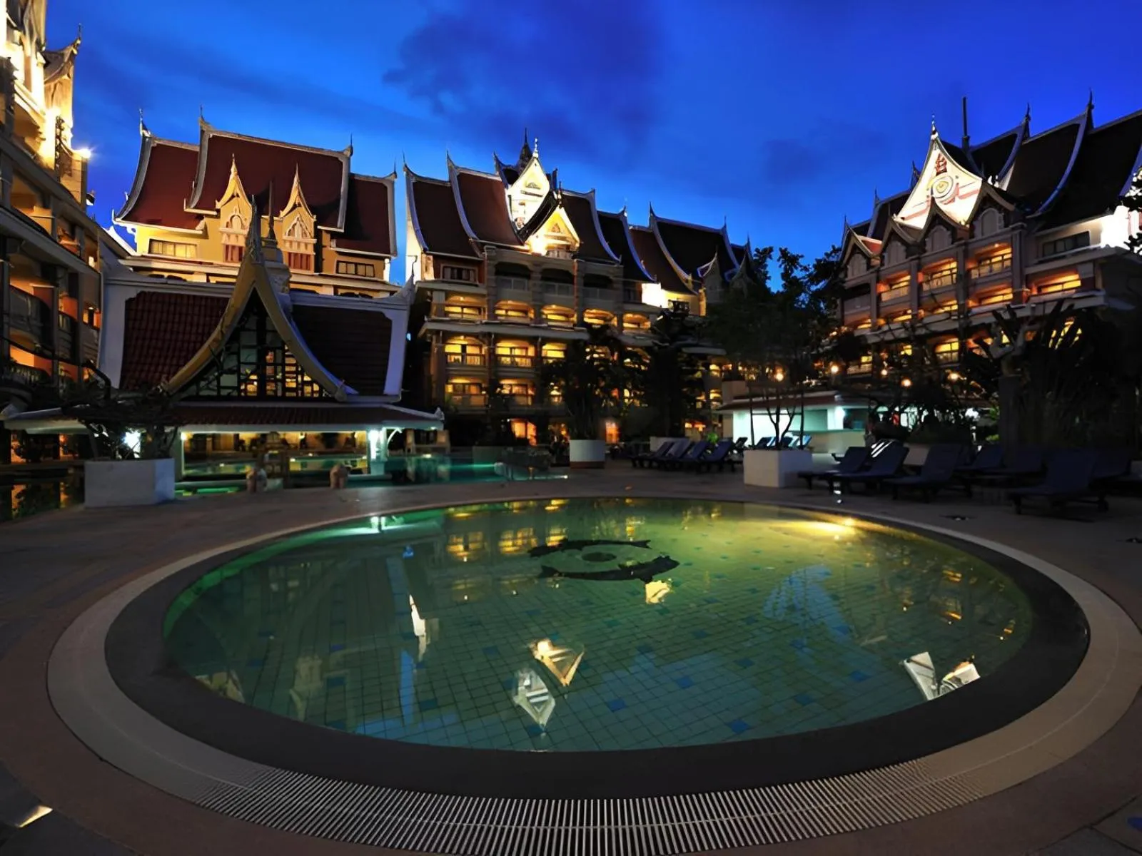 Swimming pool in Ayodhaya Palace Beach Resort - SHA Plus certified