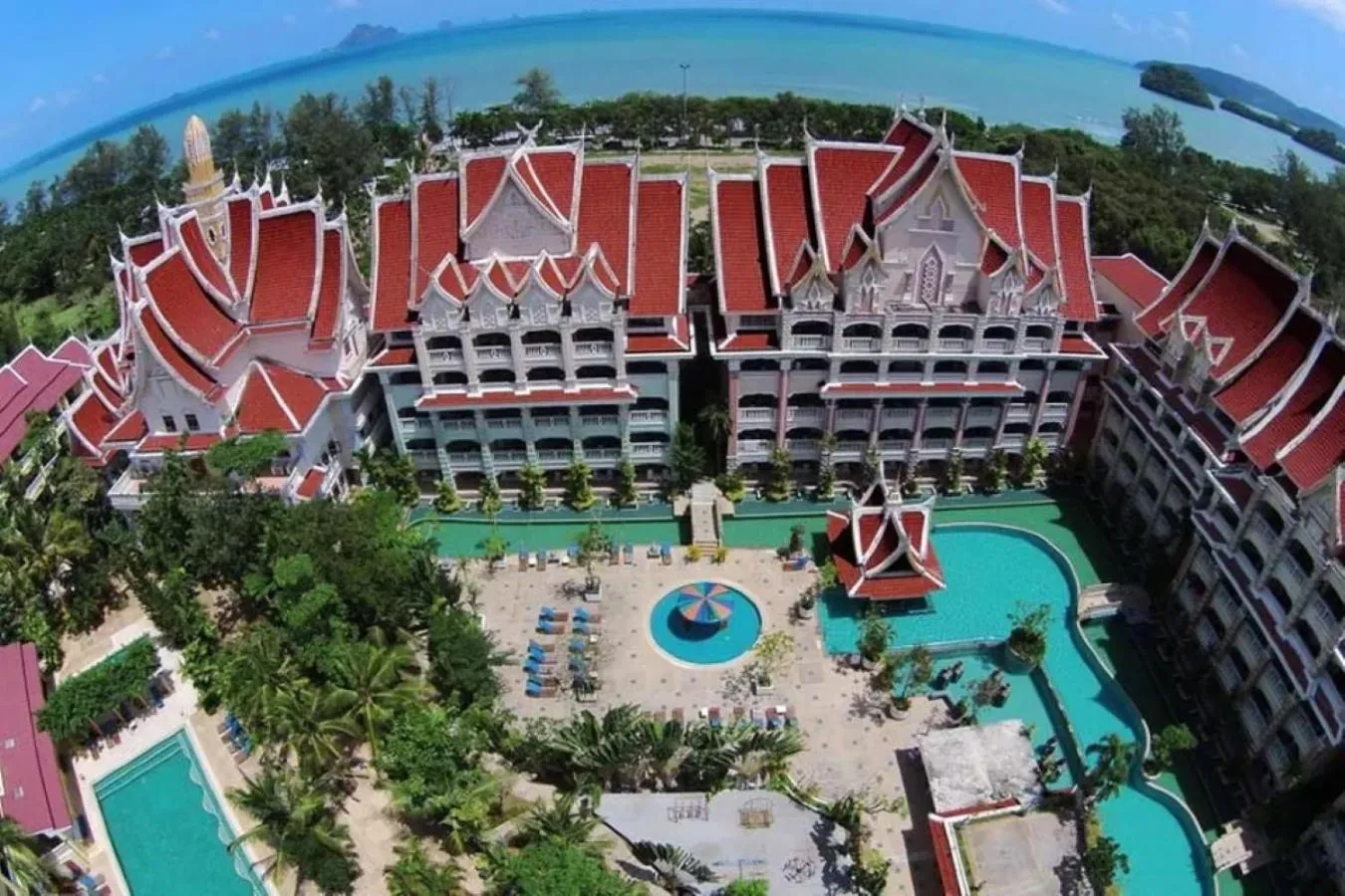 Property building in Ayodhaya Palace Beach Resort - SHA Plus certified