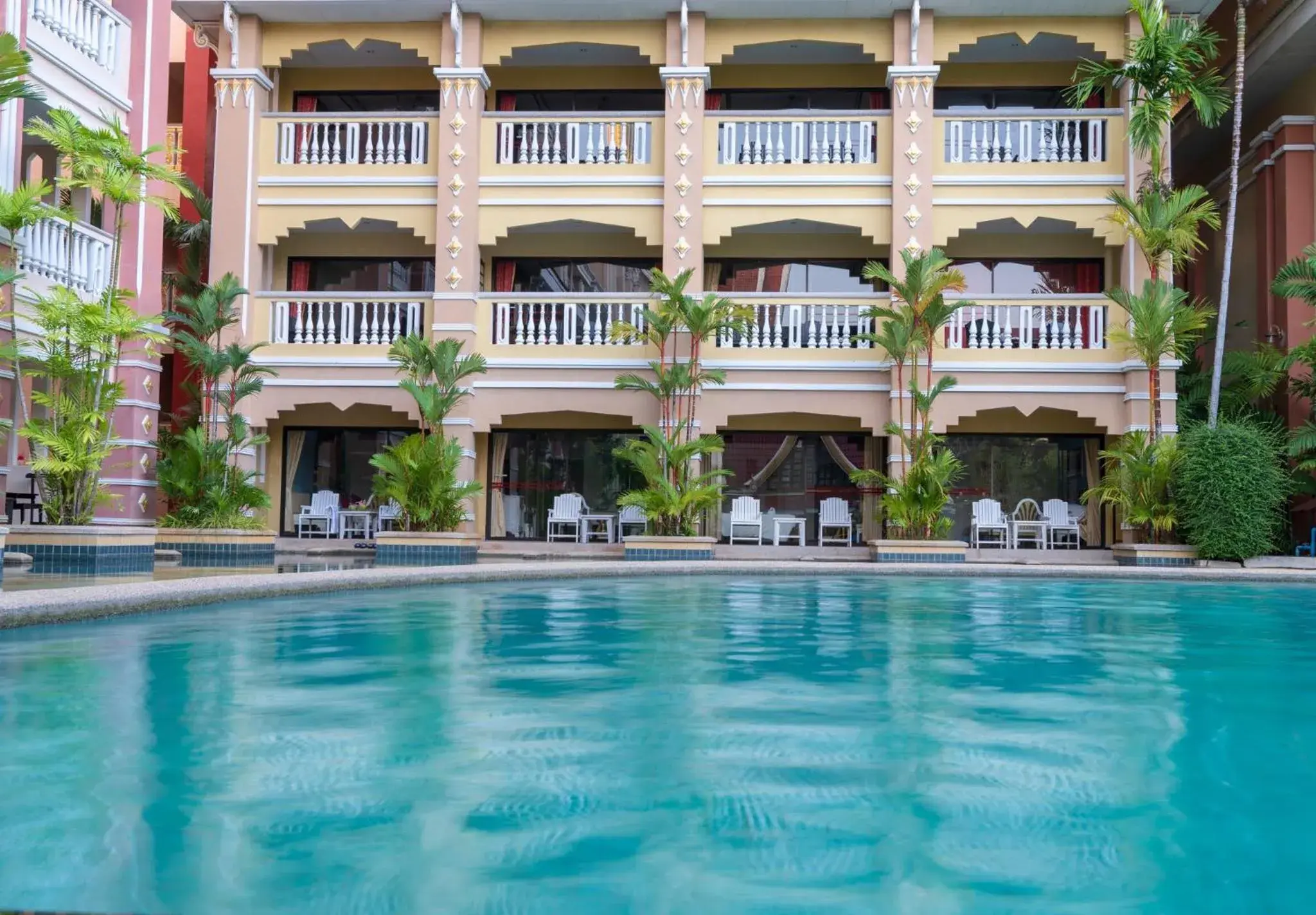 Property building in Ayodhaya Palace Beach Resort - SHA Plus certified Property building in Ayodhaya Palace Beach Resort - SHA Plus certified