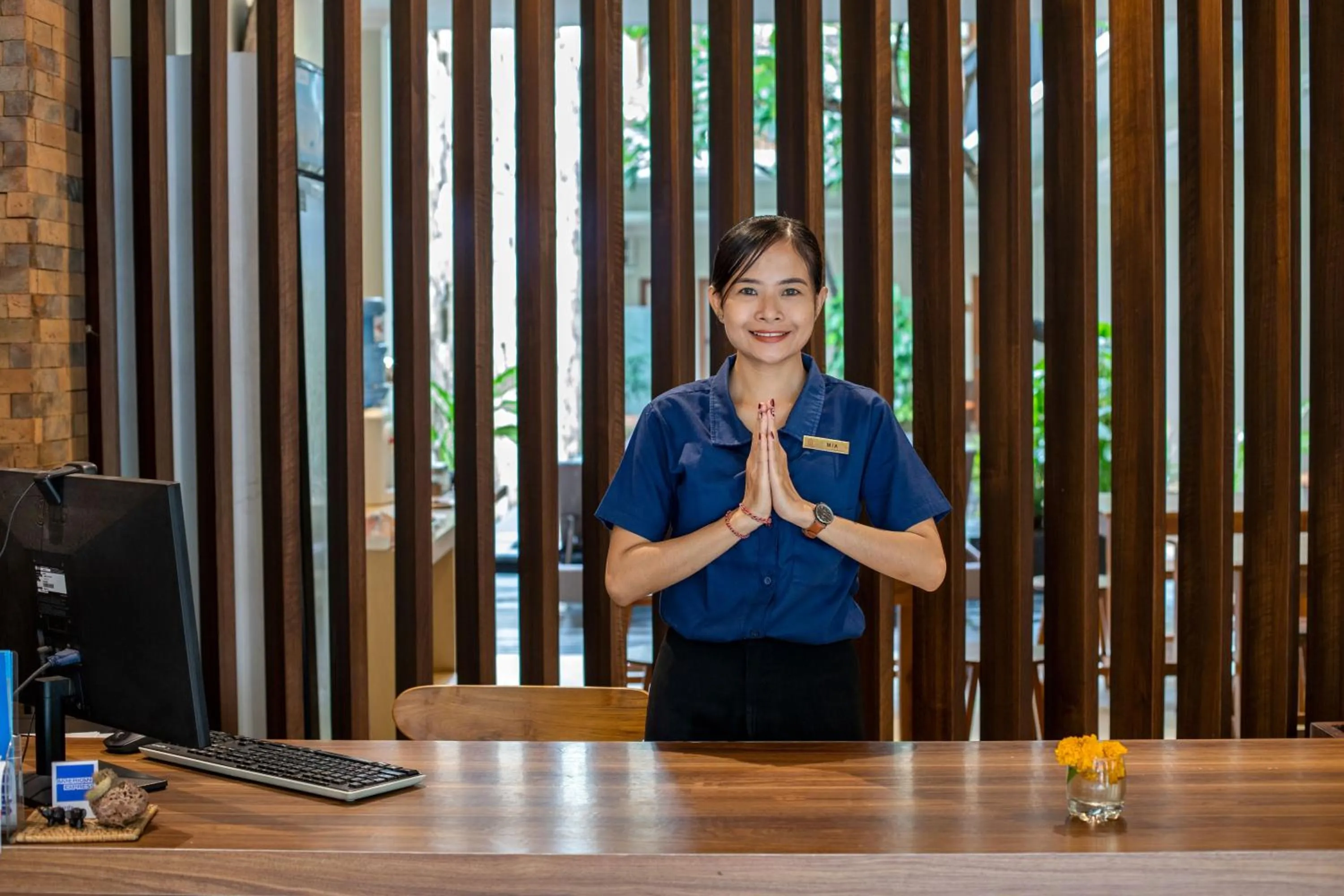 Staff in Angkul Angkul Segara Beach Kuta by Kamara