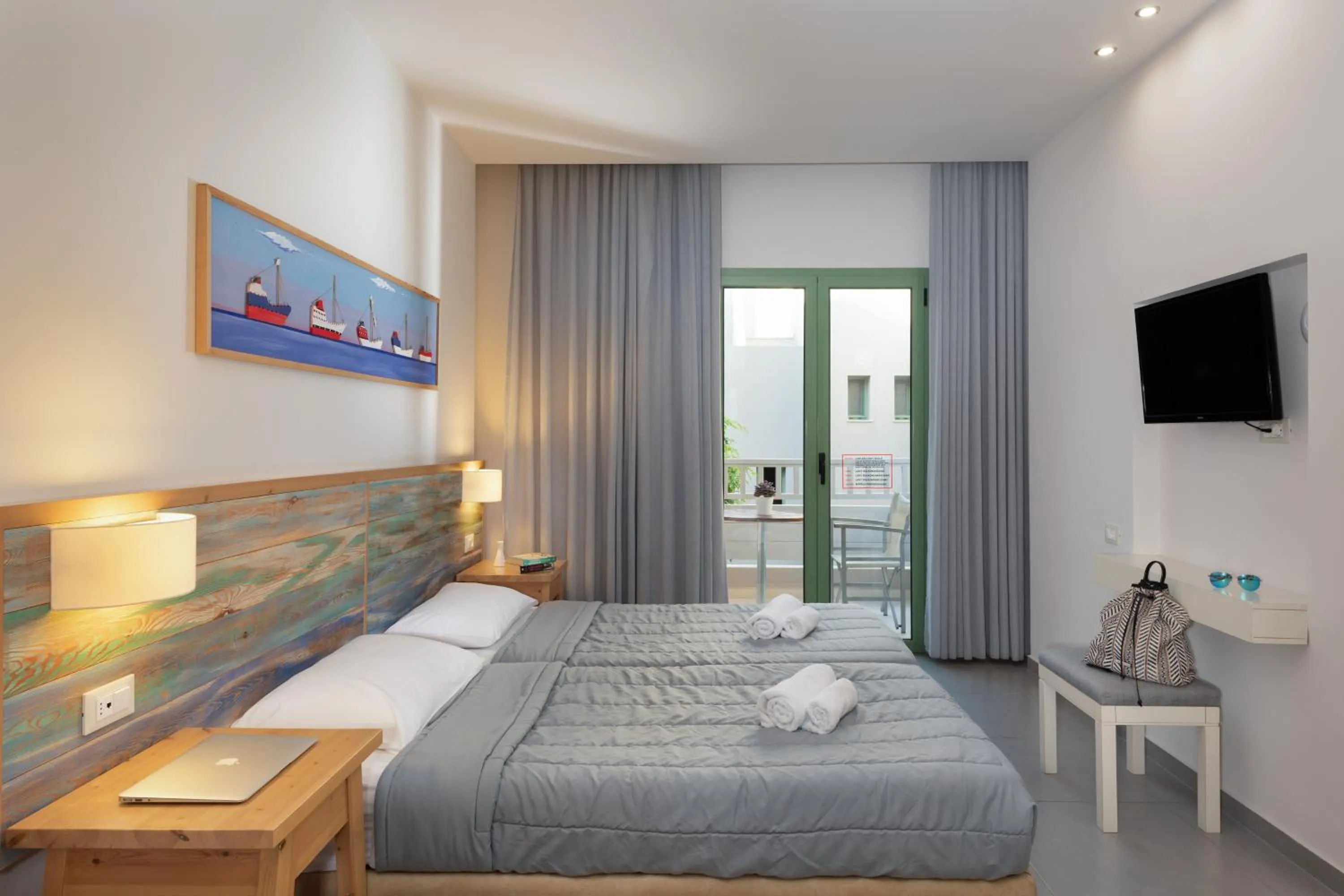 Bedroom, Bed in Erato Beach Hotel Adults Only by Smile Hotels