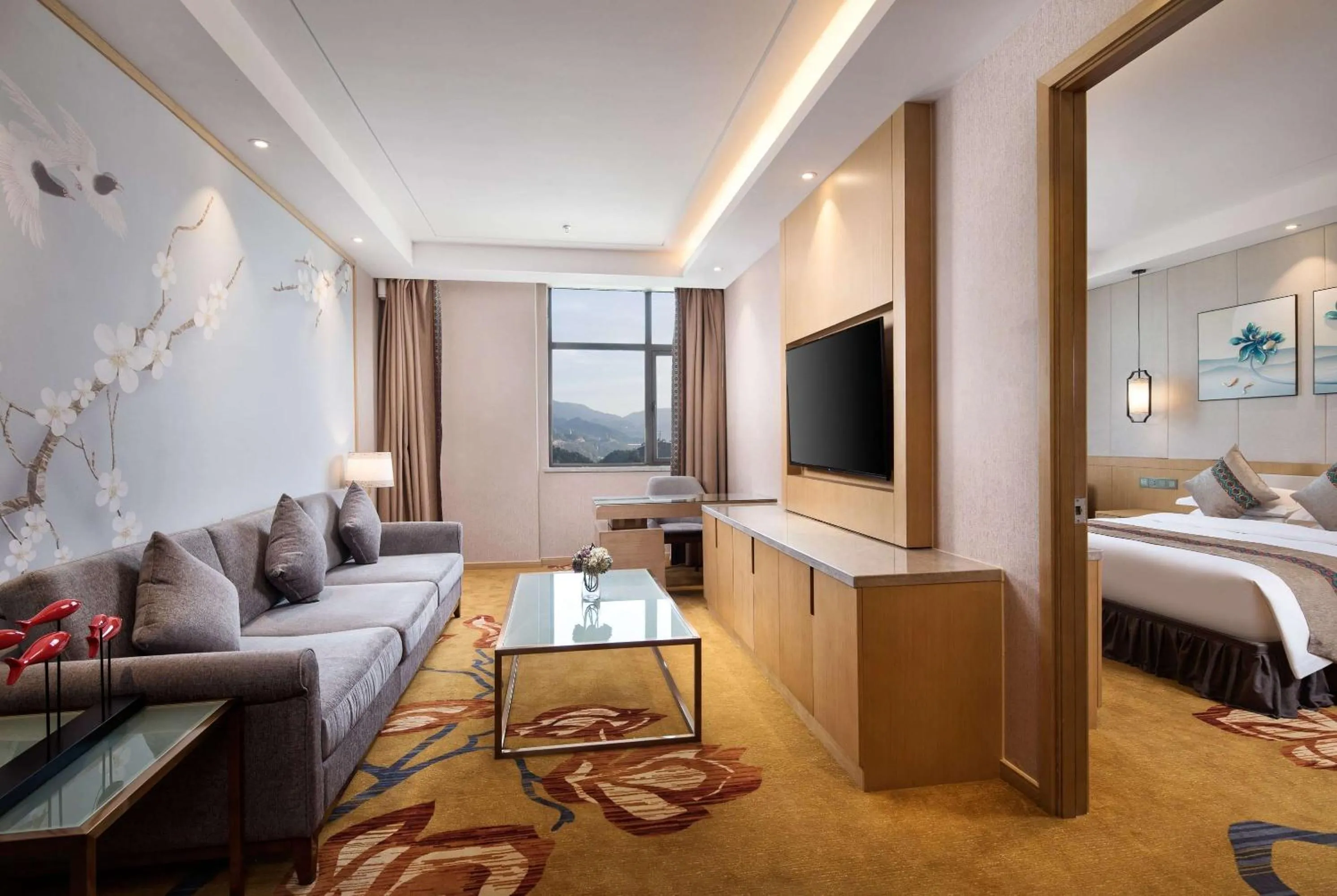 Living room in Ramada Plaza by Wyndham Enshi