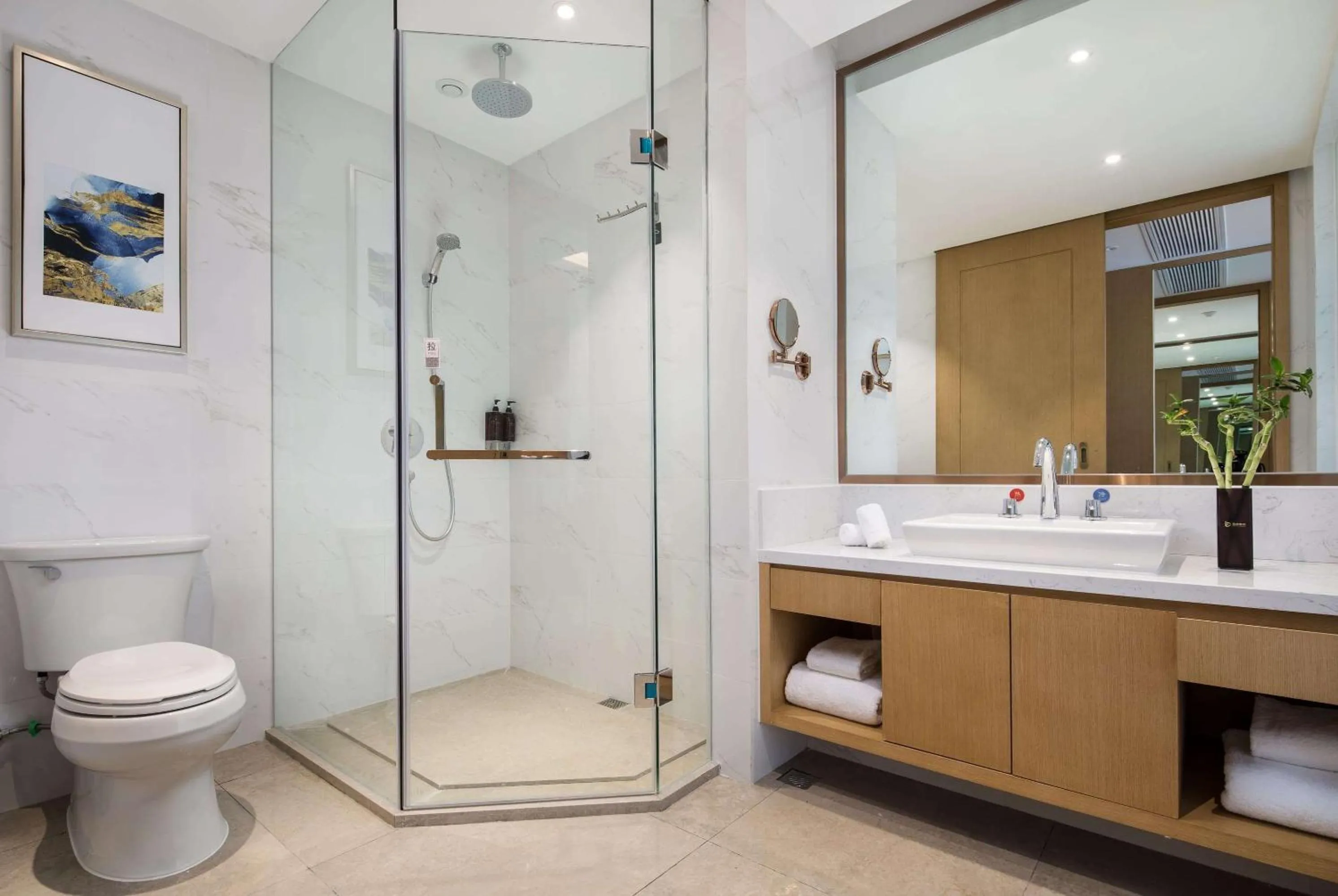 Bathroom in Ramada Plaza by Wyndham Enshi