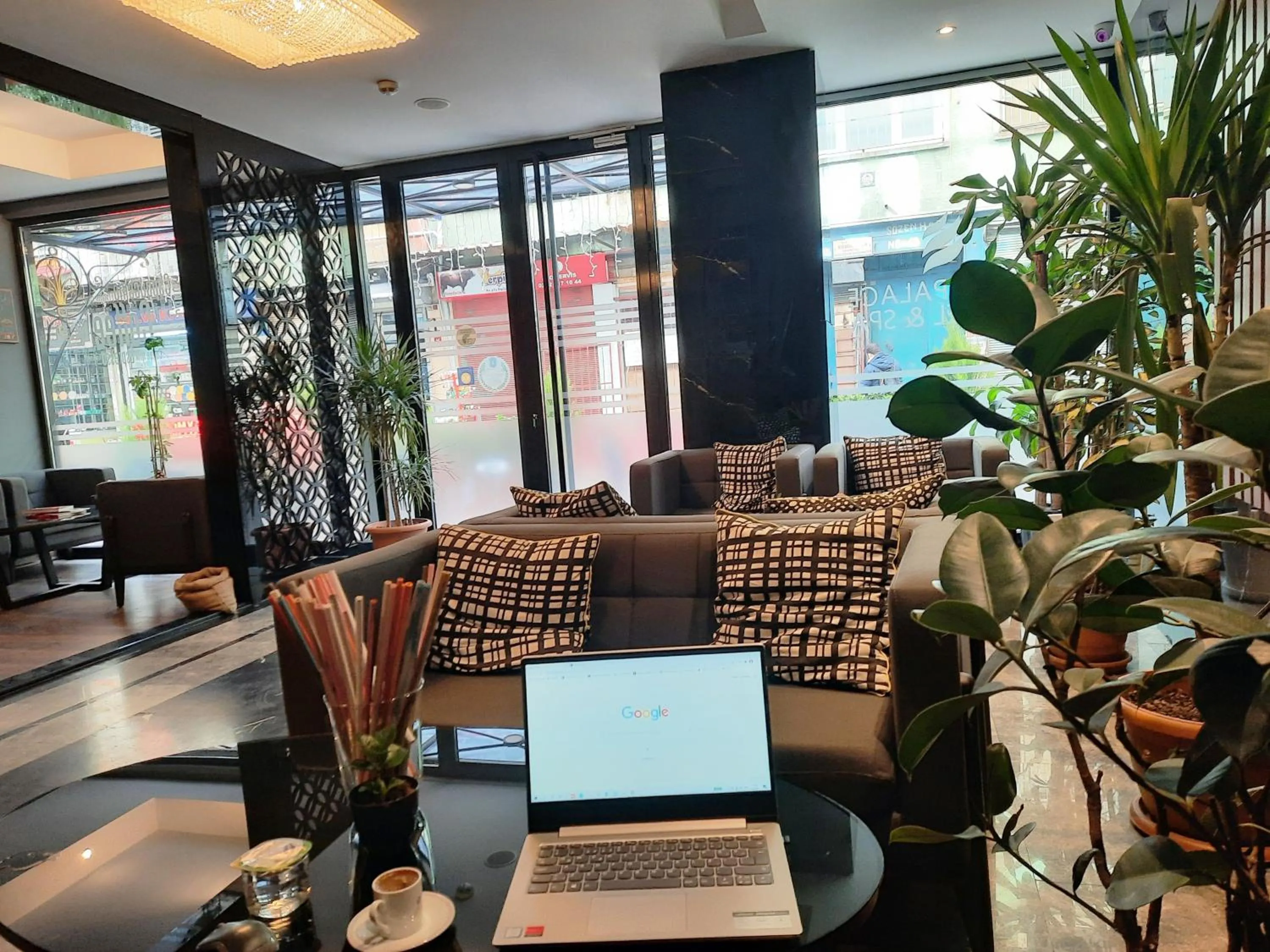 Lobby or reception in Pell Palace Hotel & SPA