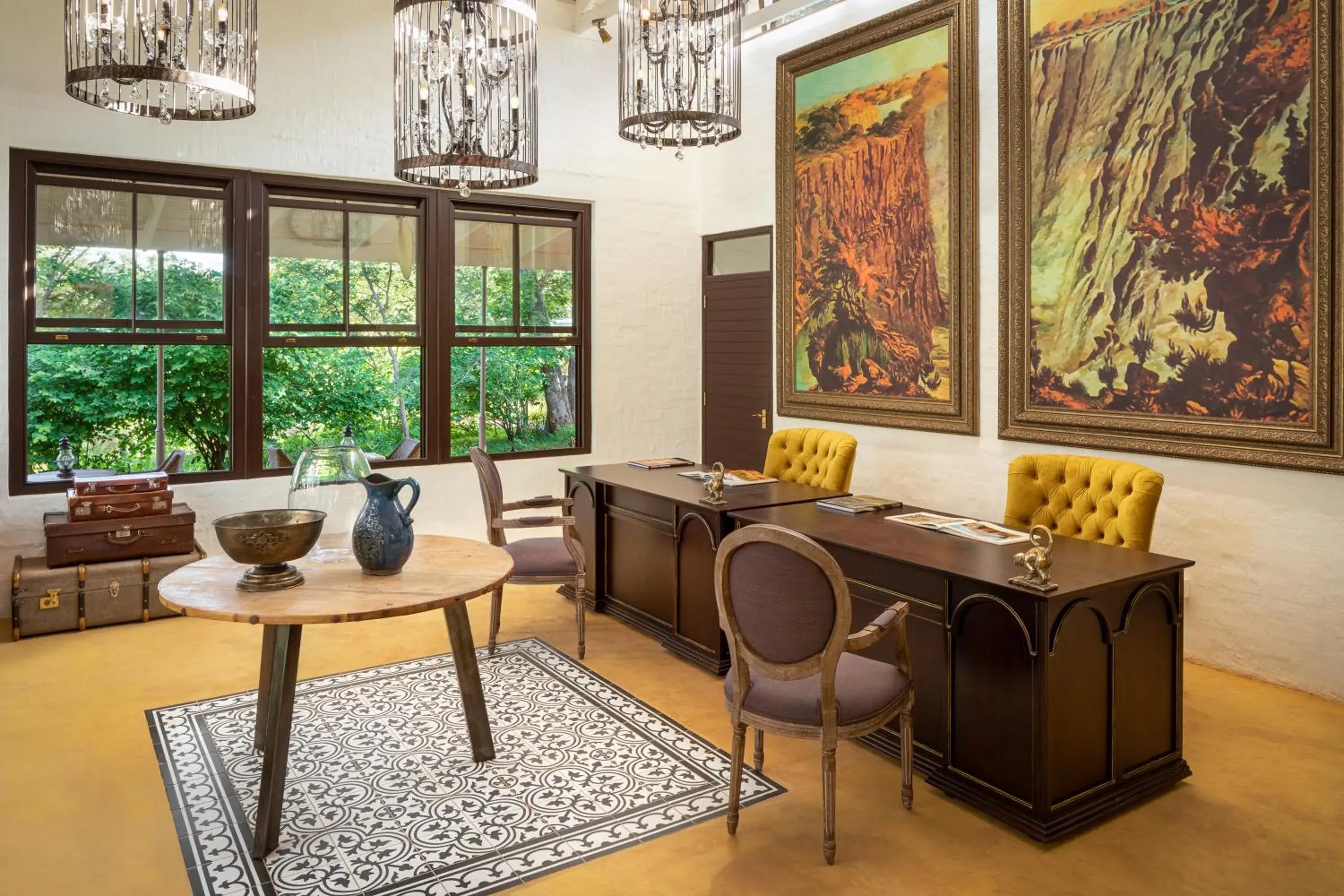 Lobby or reception in Mbano Manor Hotel Victoria Falls Lobby or reception in Mbano Manor Hotel Victoria Falls