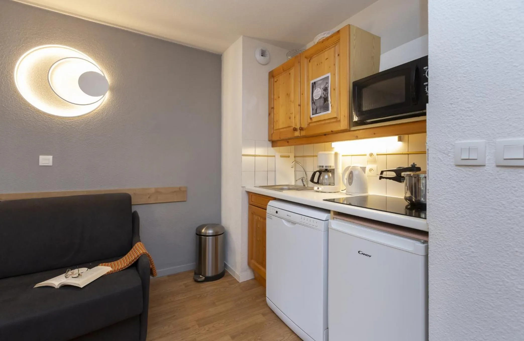 Kitchen or kitchenette in Résidence Odalys Le Buet