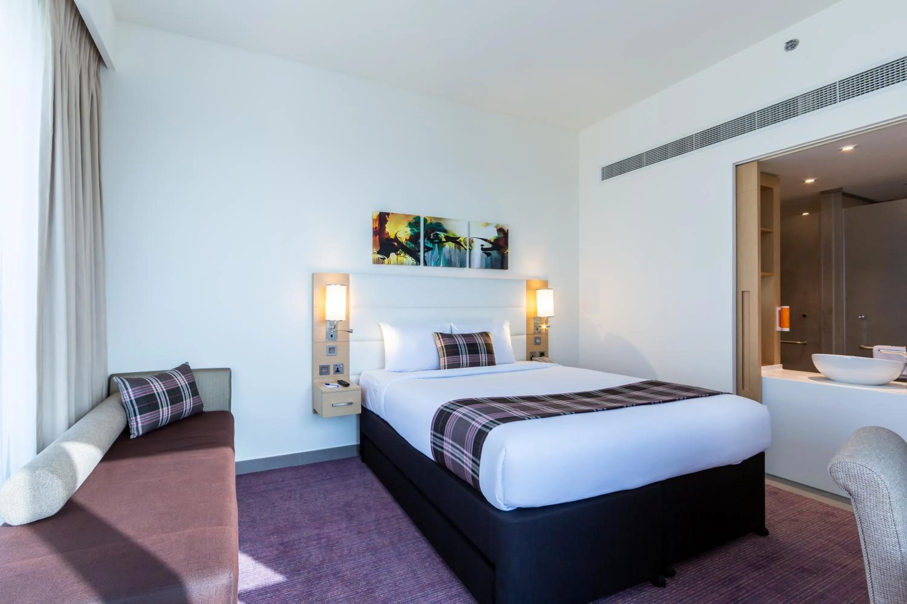 Photo of the whole room, Bed in Premier Inn Dubai Dragon Mart