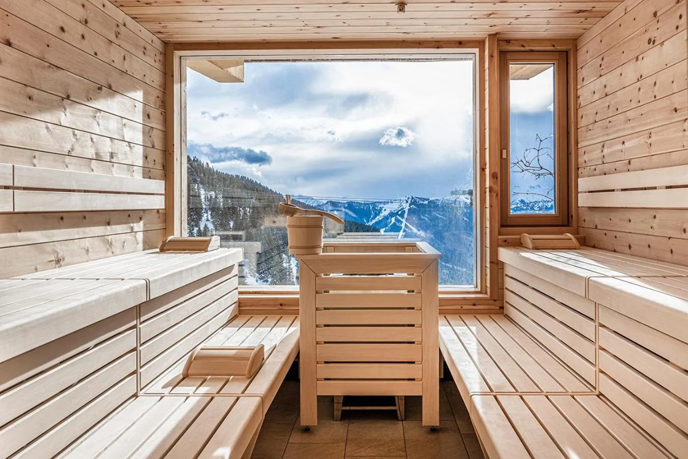 Sauna in Mountainlovers Berghotel SeidlAlm