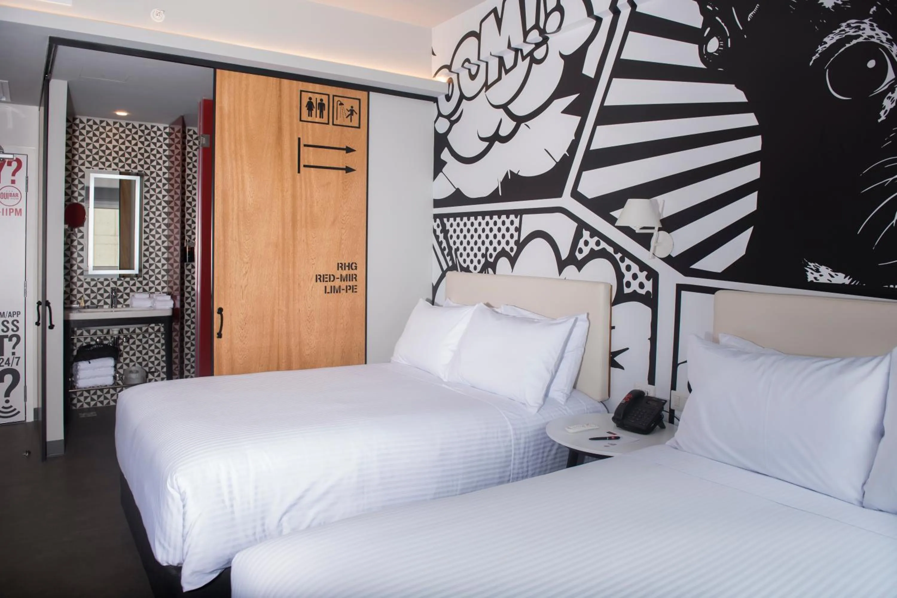 Bed in Radisson RED Miraflores