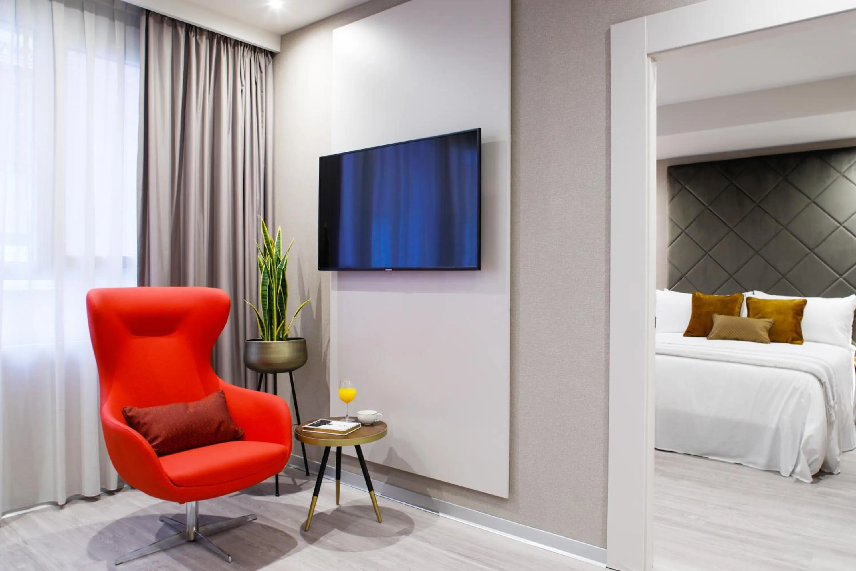 TV and multimedia, Bed in Voghe Premium Flats
