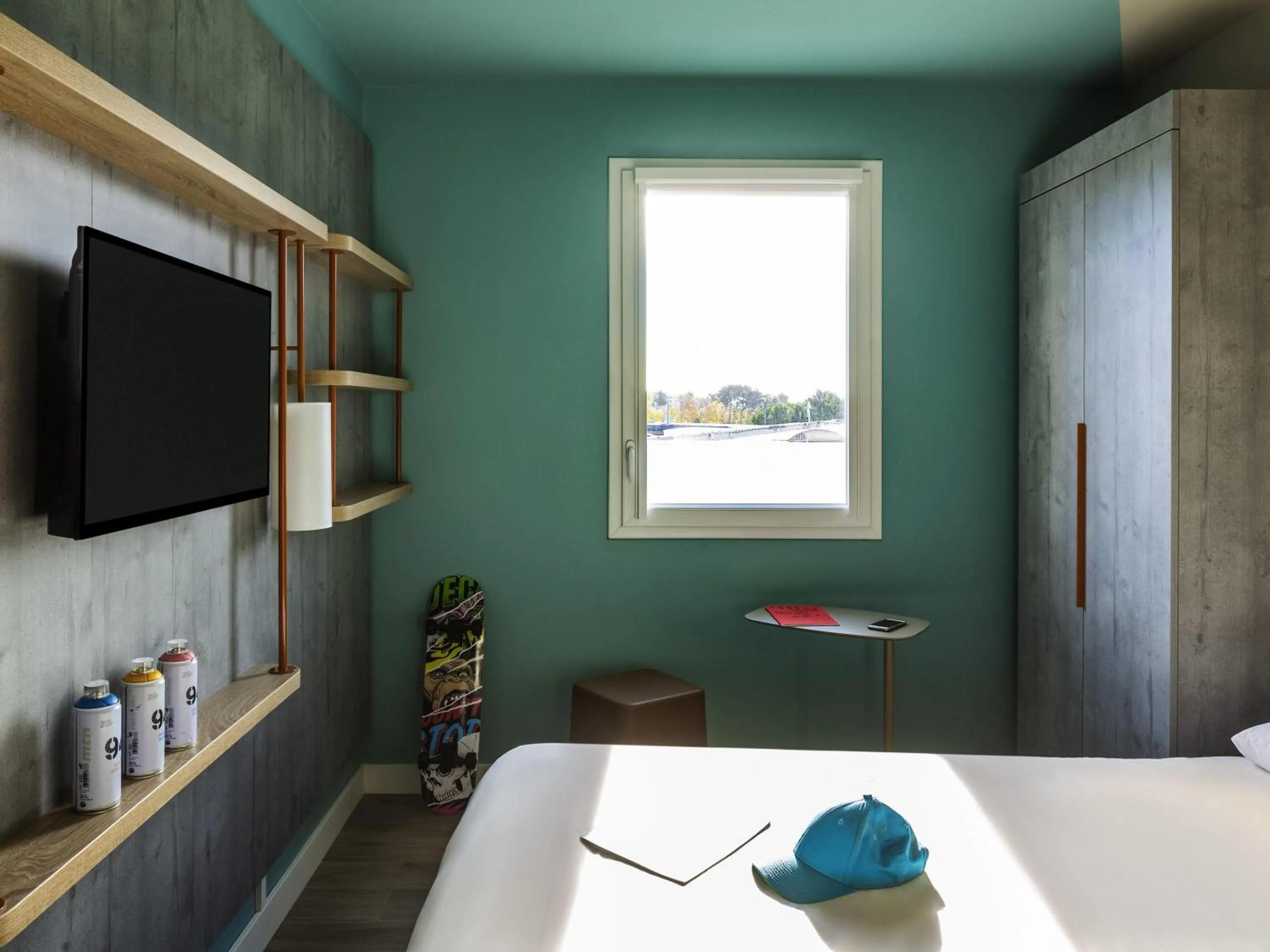 Bedroom, Bed in Ibis Budget Montpellier Nord Euromédecine