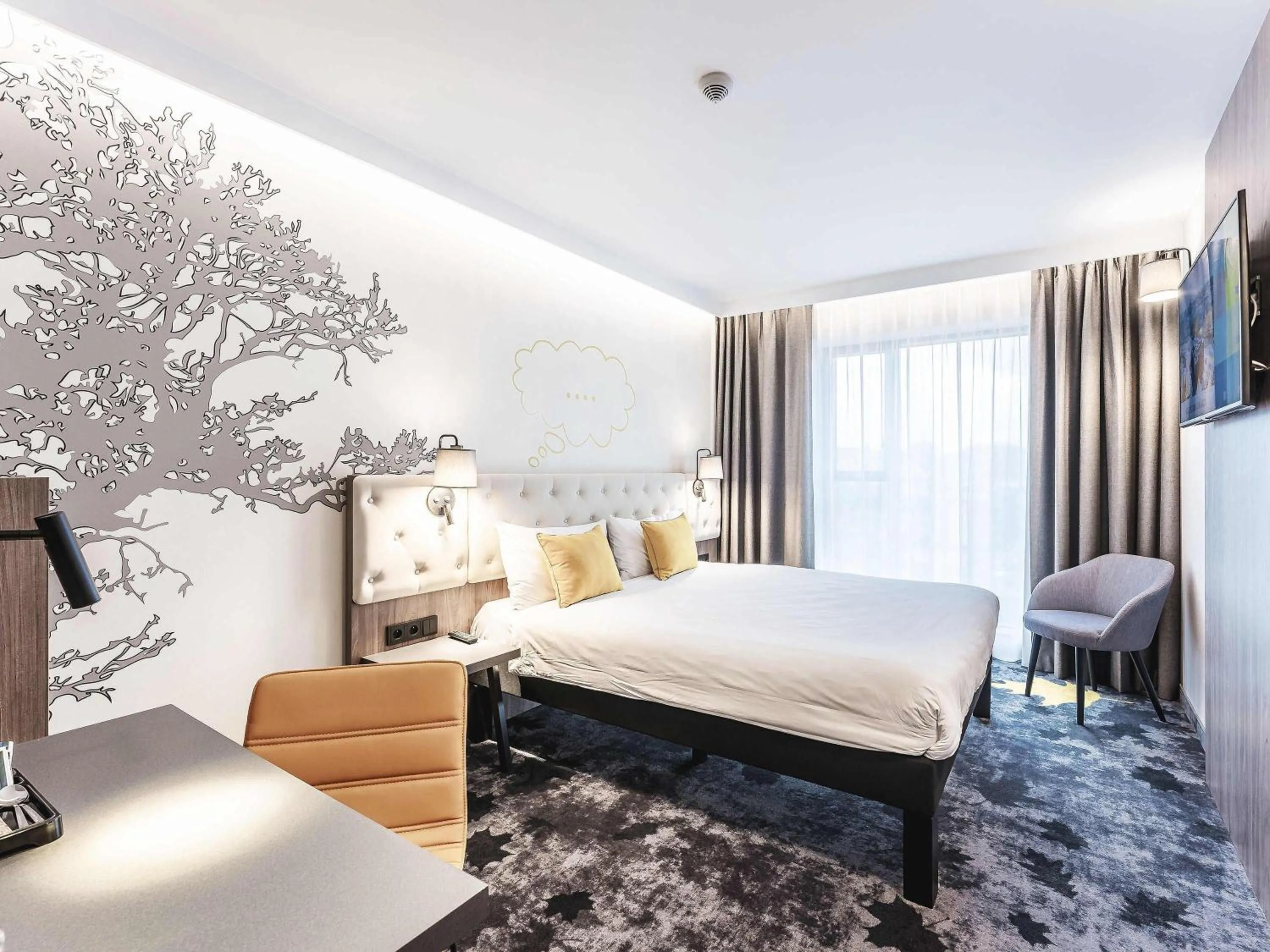 Bedroom, Bed in ibis Styles Lublin Stare Miasto