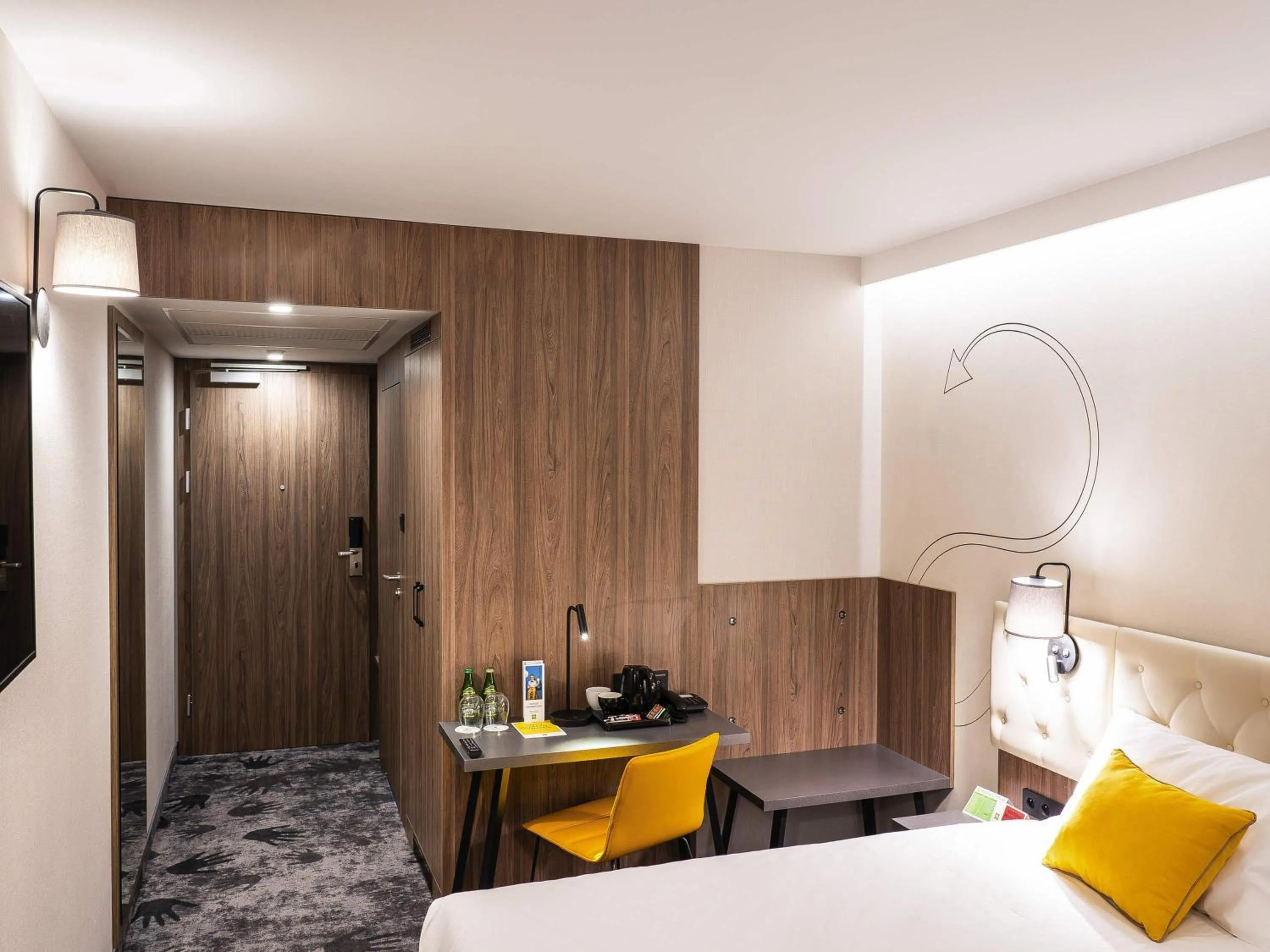 Bedroom, Bed in ibis Styles Lublin Stare Miasto