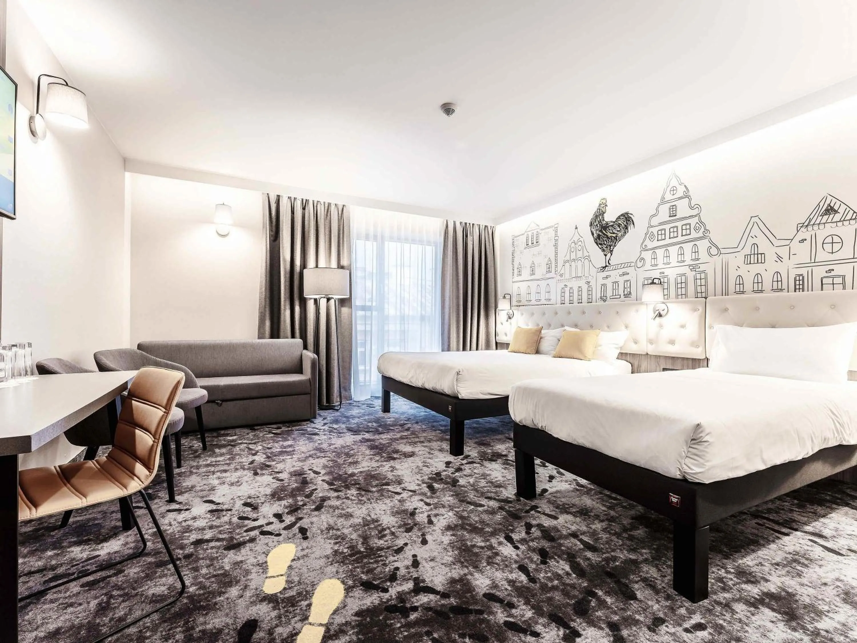 Bedroom, Bed in ibis Styles Lublin Stare Miasto