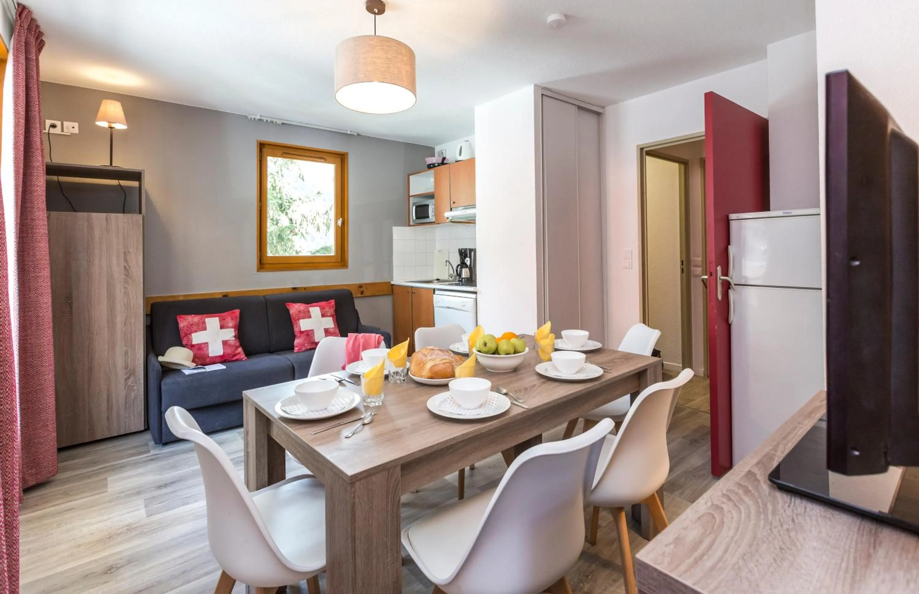 Seating area in Résidence Odalys Les Sybelles