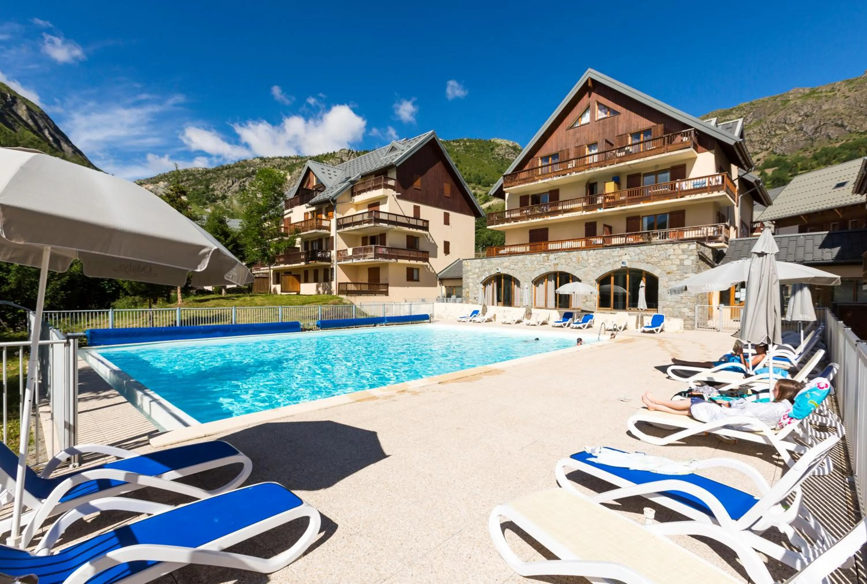 Swimming pool in Résidence Odalys Les Sybelles