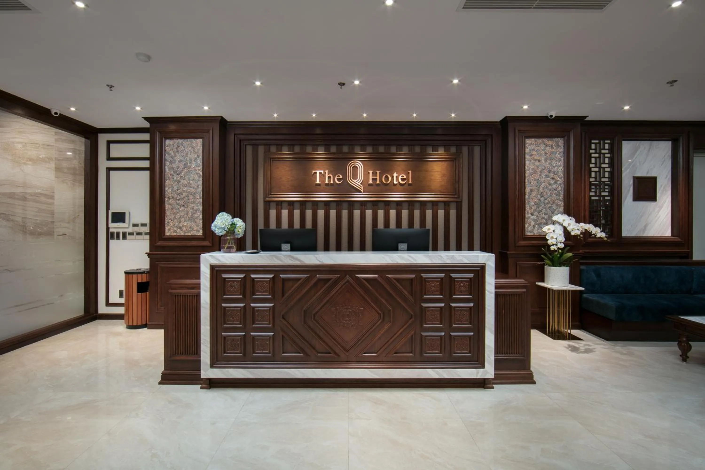 Lobby or reception in The Q Hotel