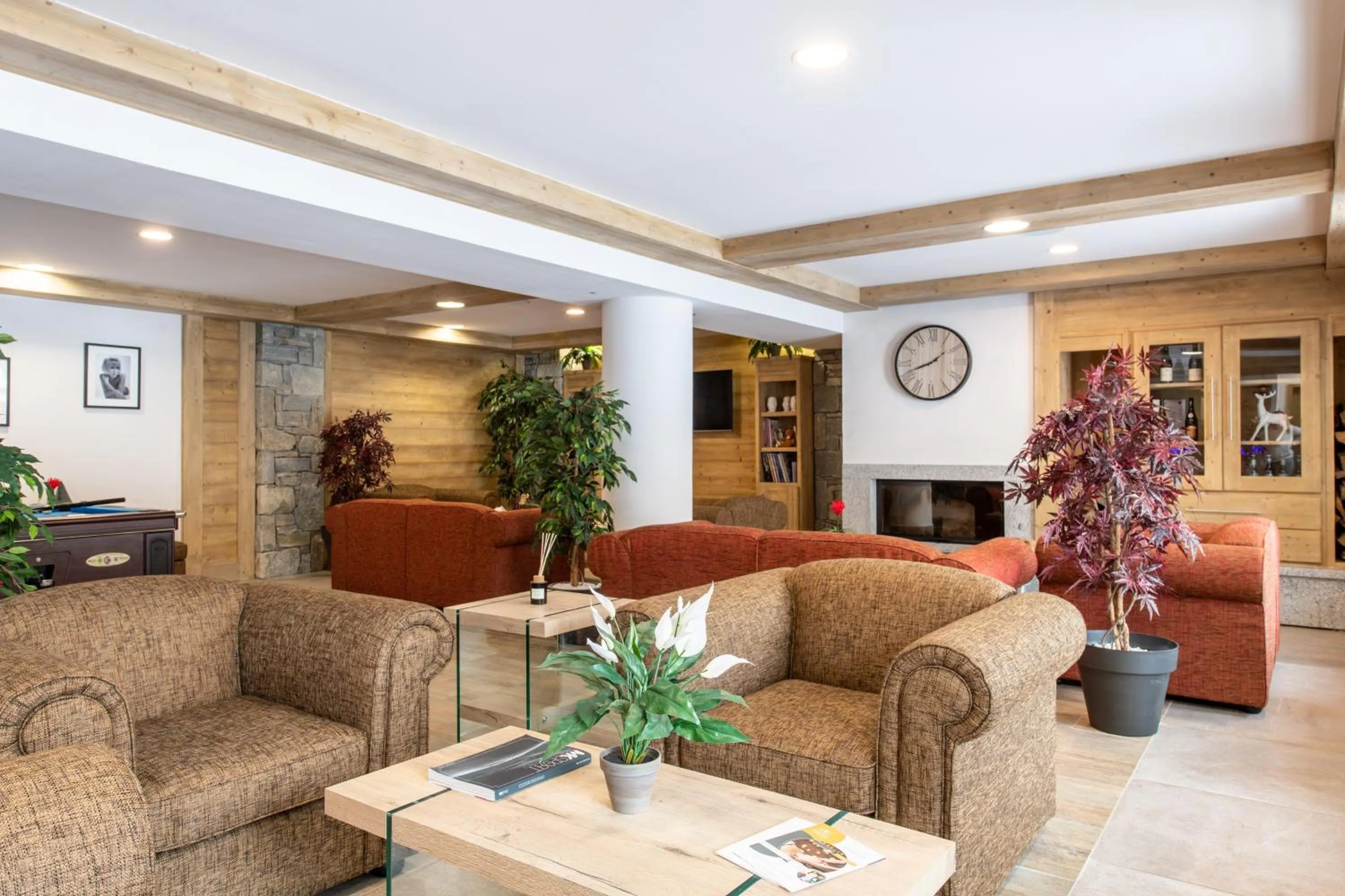 Lobby or reception in CGH Résidence Boutique Le Lodge des Neiges