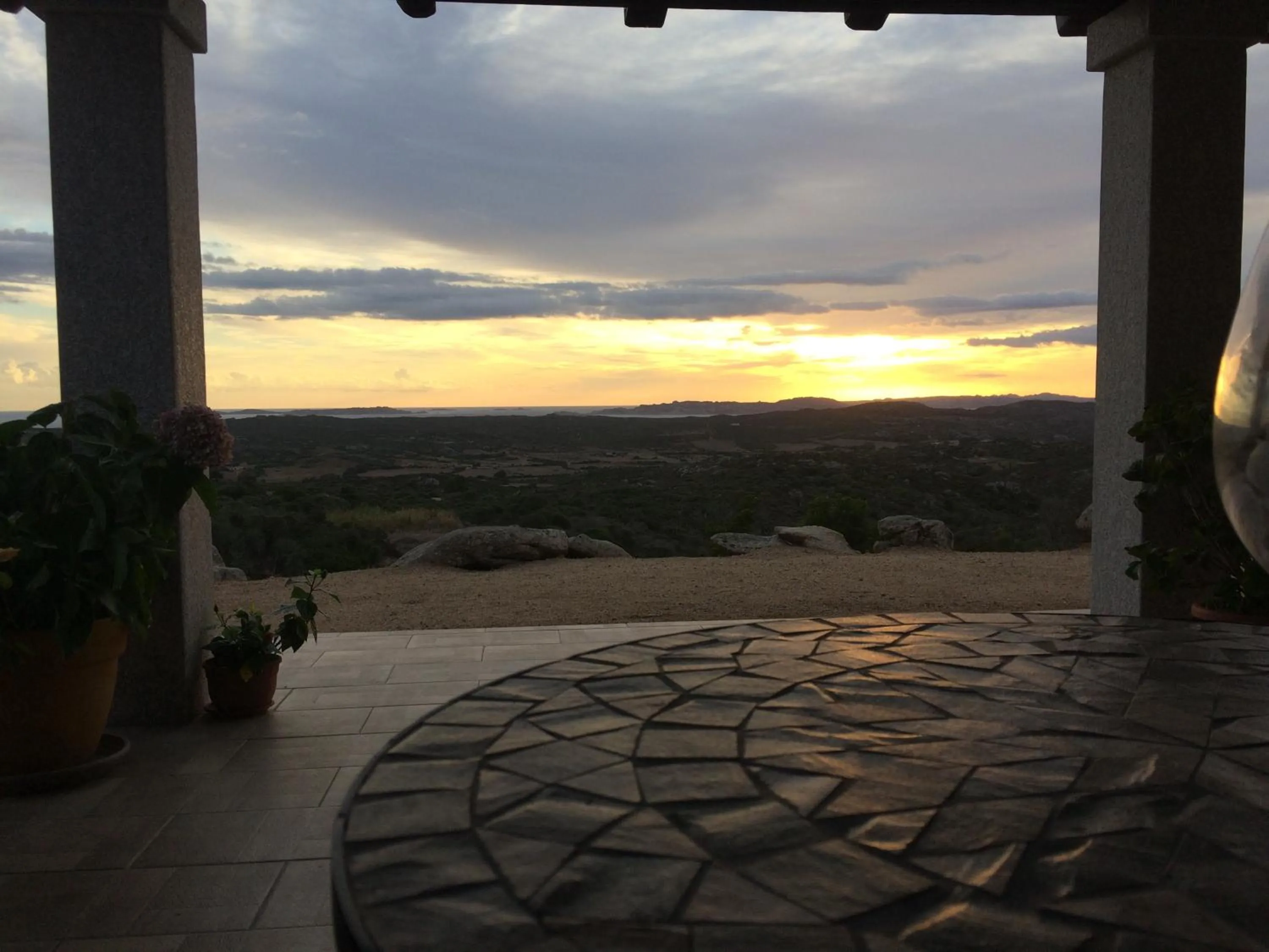 Garden view in B&B Bell'alba