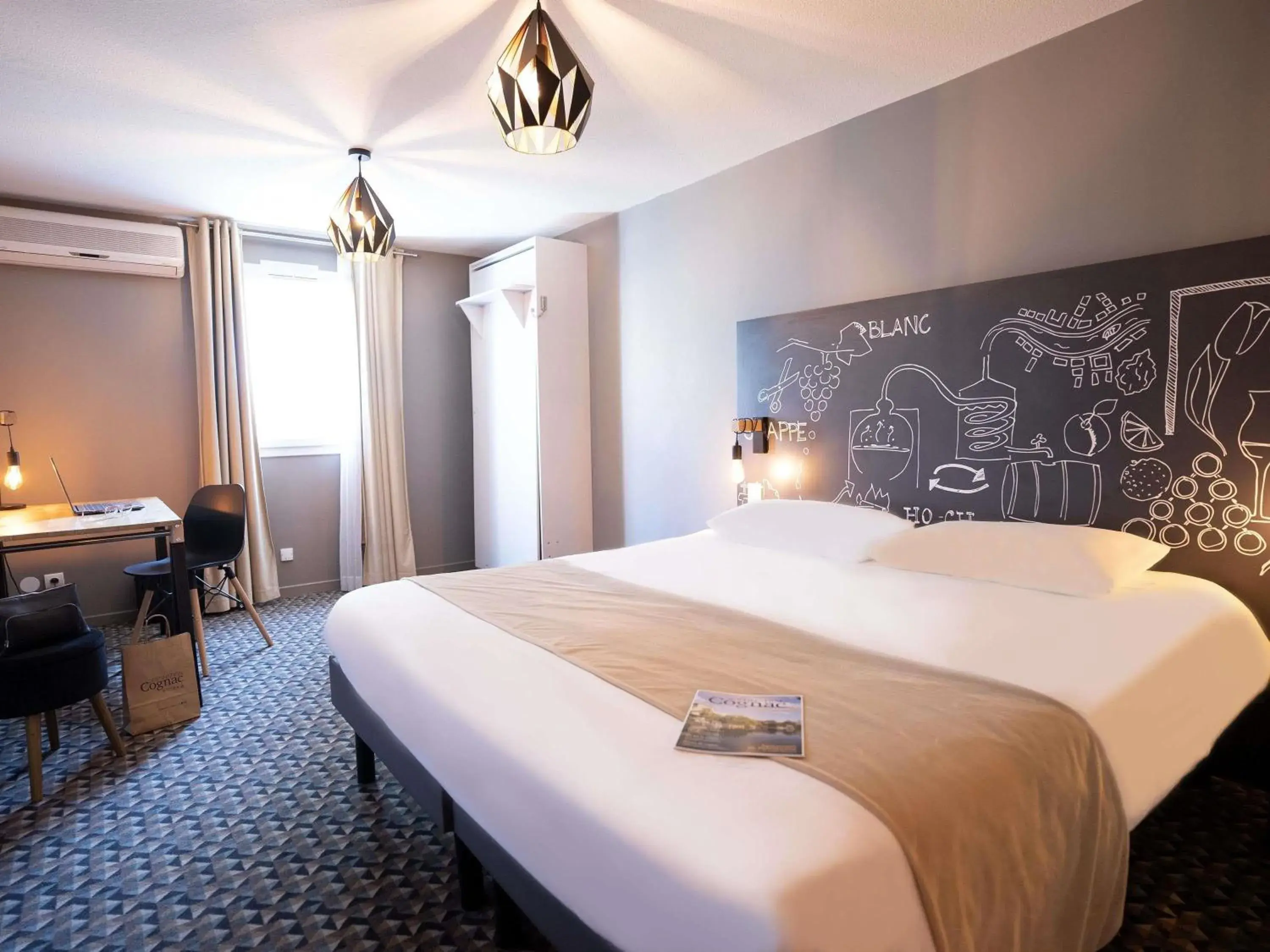 Bedroom, Bed in Ibis Styles Cognac Bedroom, Bed in Ibis Styles Cognac