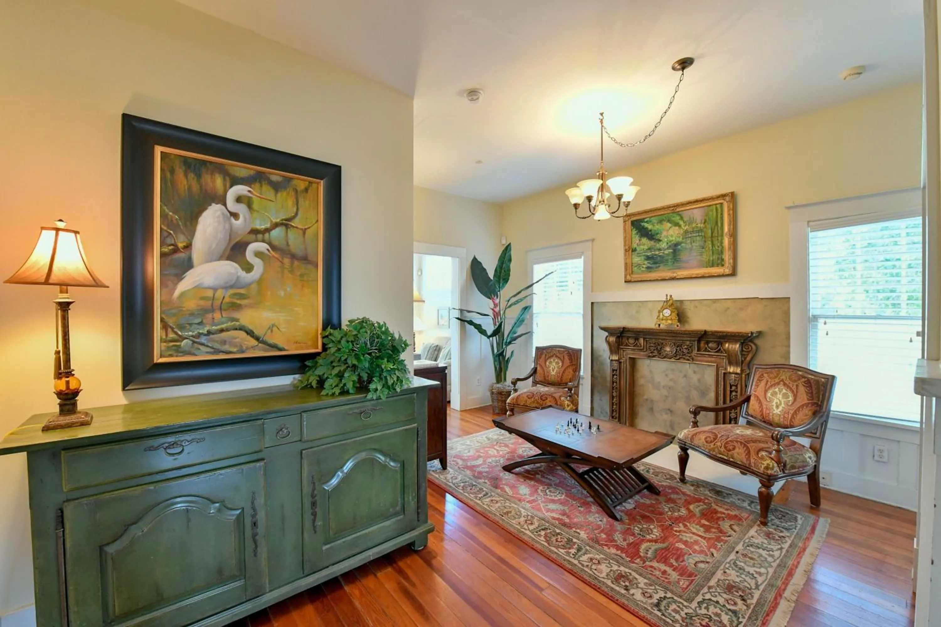 Living room in Old Colorado Inn