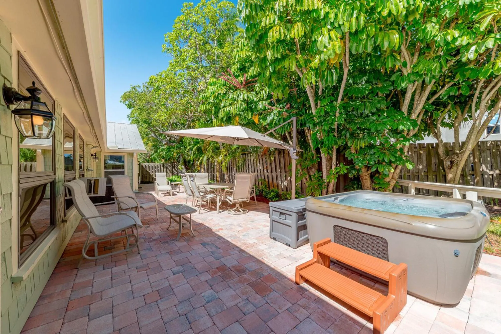 Patio in Old Colorado Inn