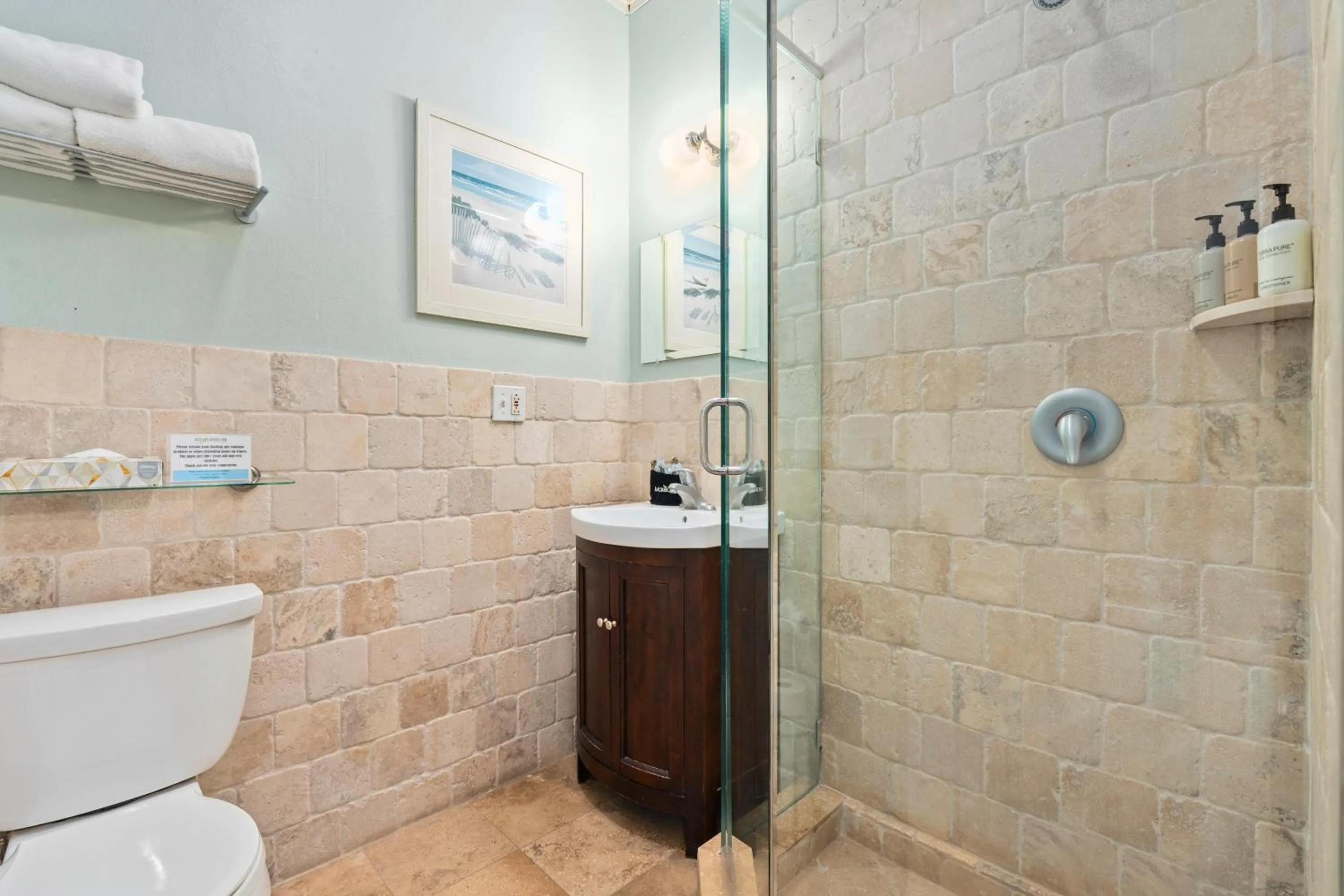 Shower in Old Colorado Inn