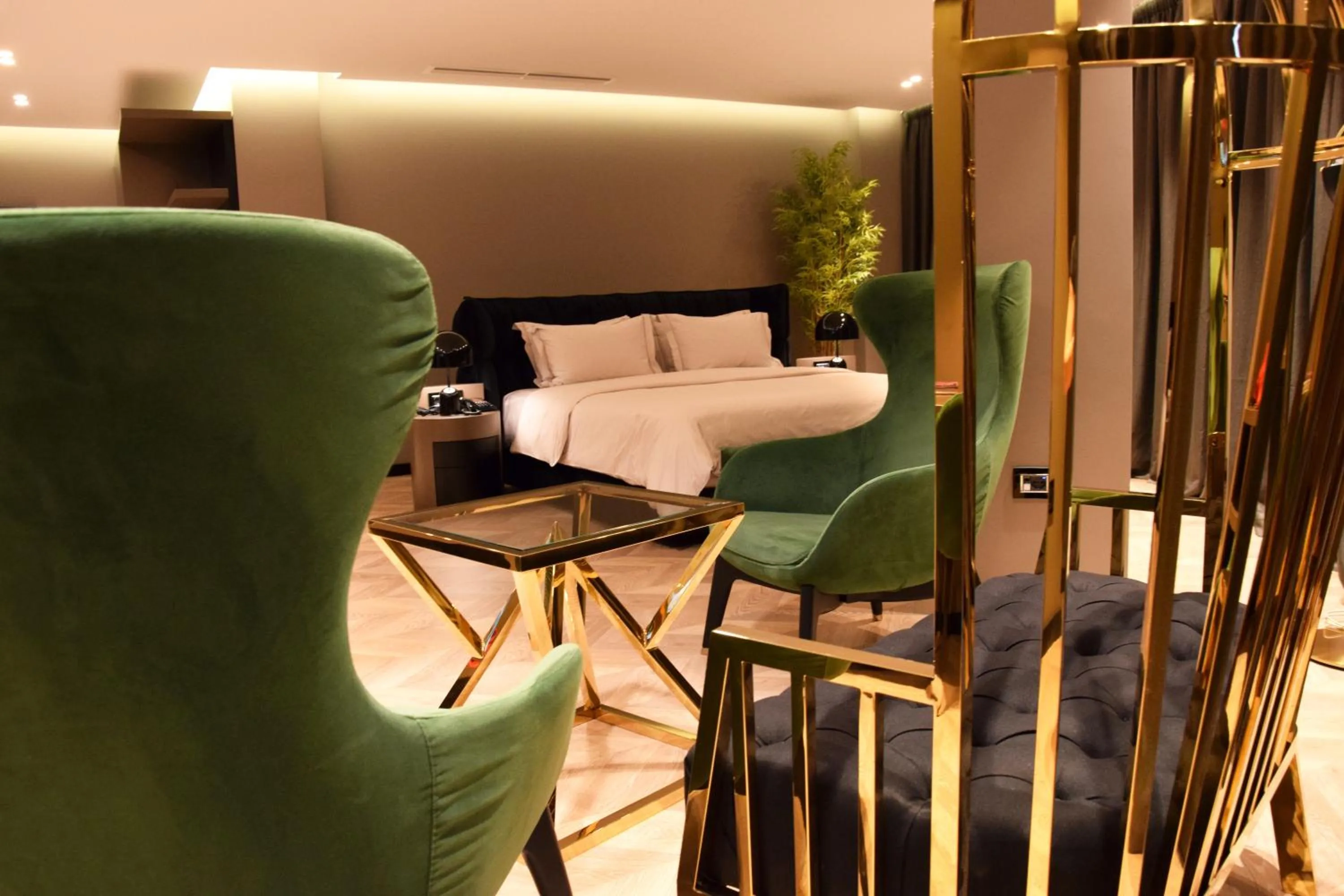 Seating area in Hotel Unik