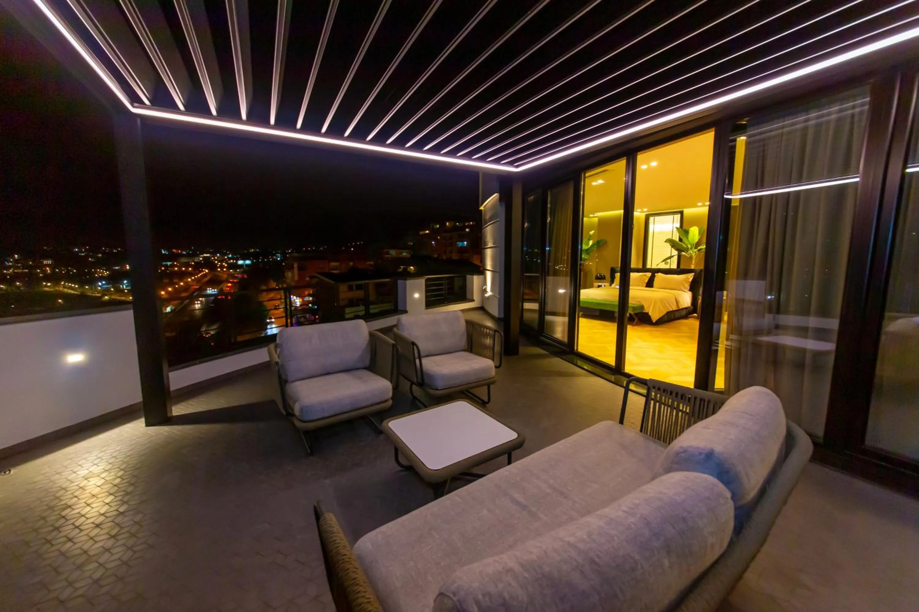 Balcony/Terrace in Hotel Unik