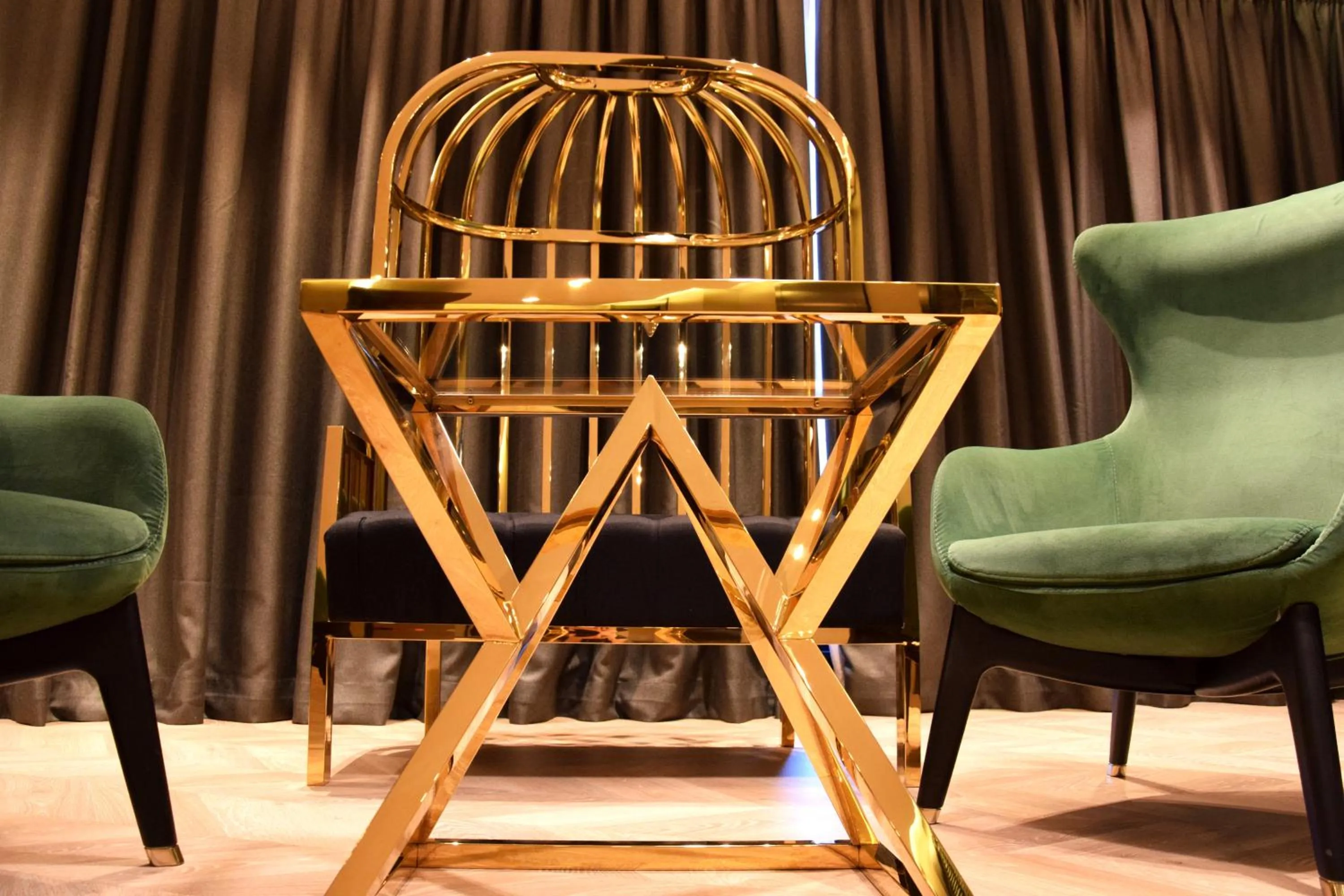 Seating area in Hotel Unik