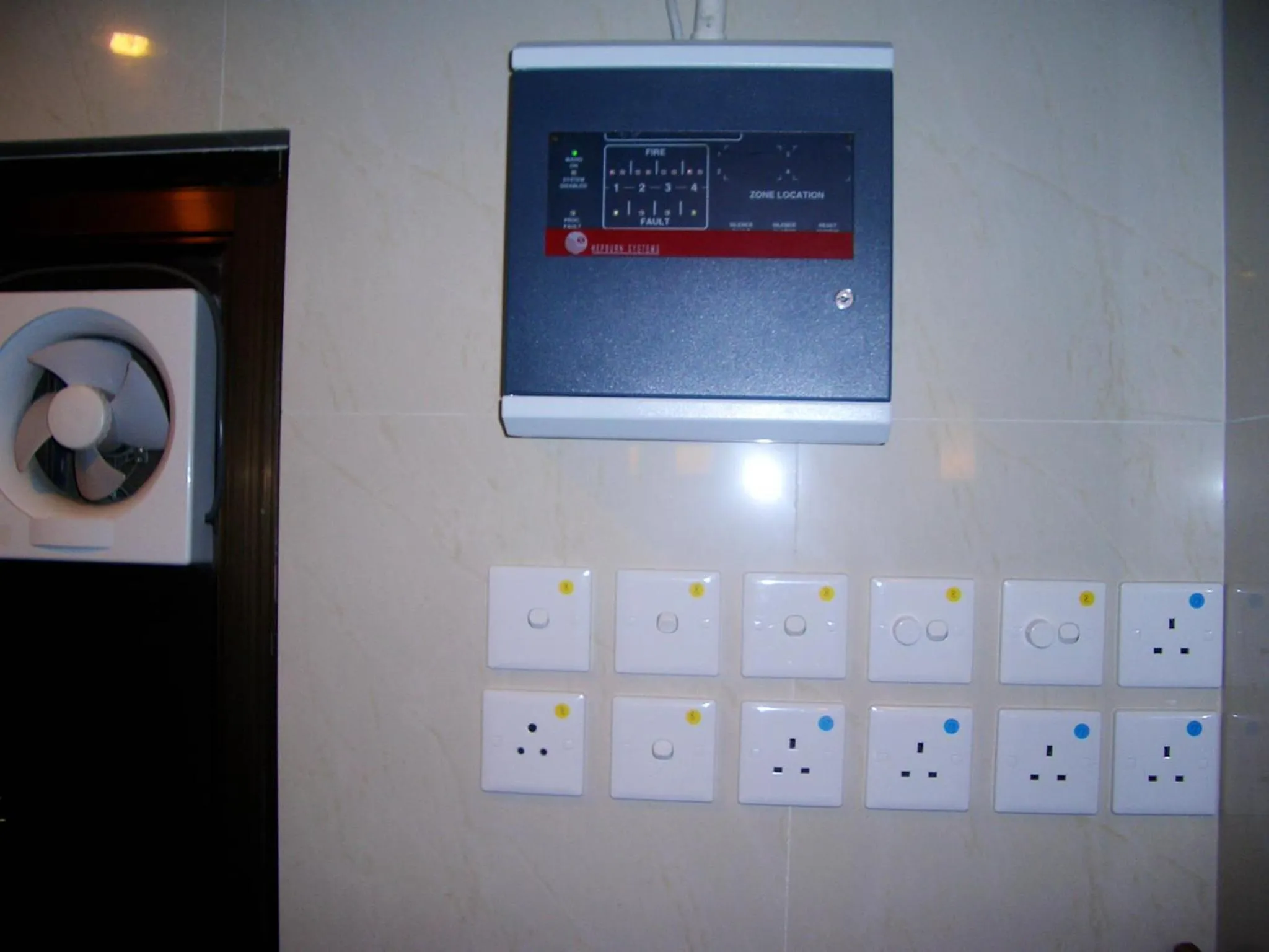 Decorative detail in Li’s Chain Hostel